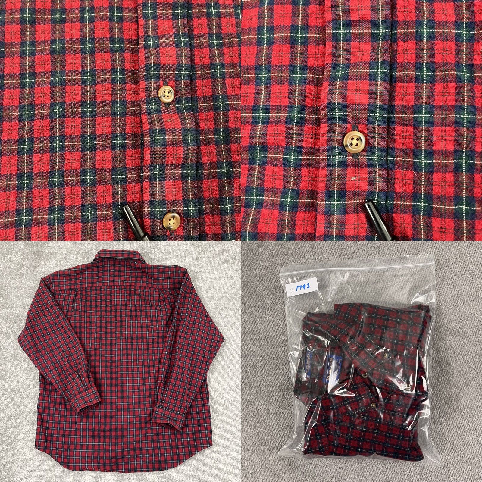 Pendleton VINTAGE 90s Pendleton Shirt Men XL Ruthven Tartan Virgin Wool Button Down Hiking Size US XL / EU 56 / 4 - 8 Thumbnail