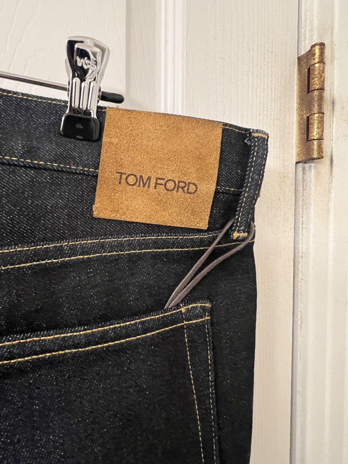 Tom Ford Vintage Tom Ford Selvedge Raw Straight-Leg Jeans 38x34 NWT Size US 38 / EU 54 - 9 Thumbnail