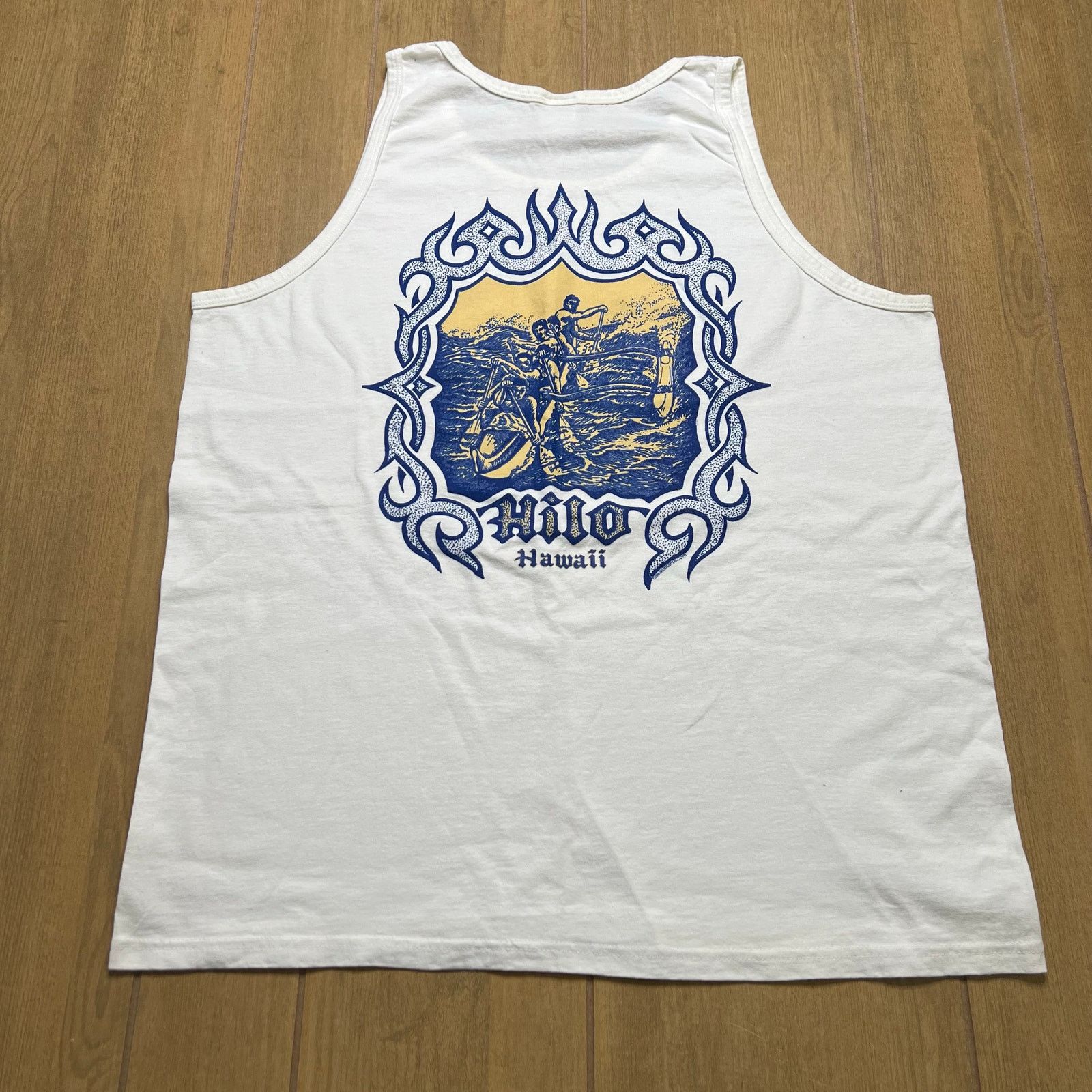 Anvil Vintage Y2K HILO Hawaii Tank Top Men L Surf Canoe Paddlers Size US L / EU 52-54 / 3 - 1 Thumbnail