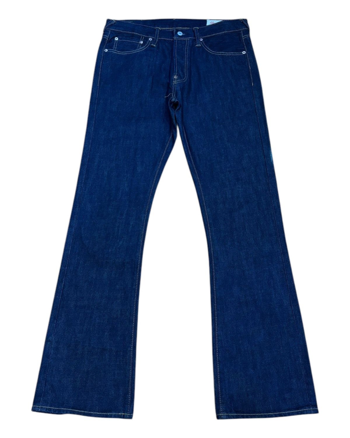 If Six Was Nine Flare Jeans Japanese Brand Evisu Bootcut Camo Denim Jeans Size US 32 / EU 48 - 2 Thumbnail