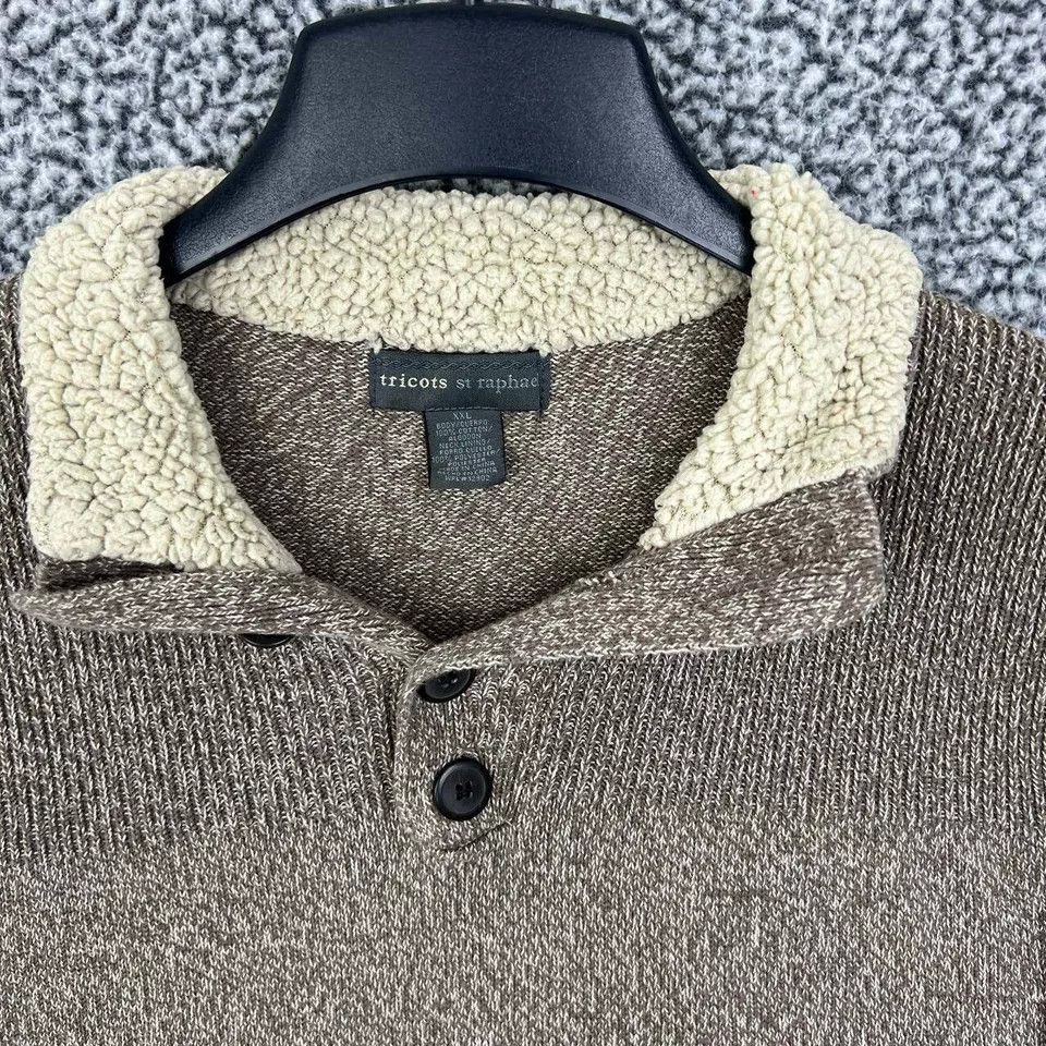 Tricots St. Raphael Tricots St. Raphael Sweater Men Pullover Collared Adult XL Size US XL / EU 56 / 4 - 3 Thumbnail