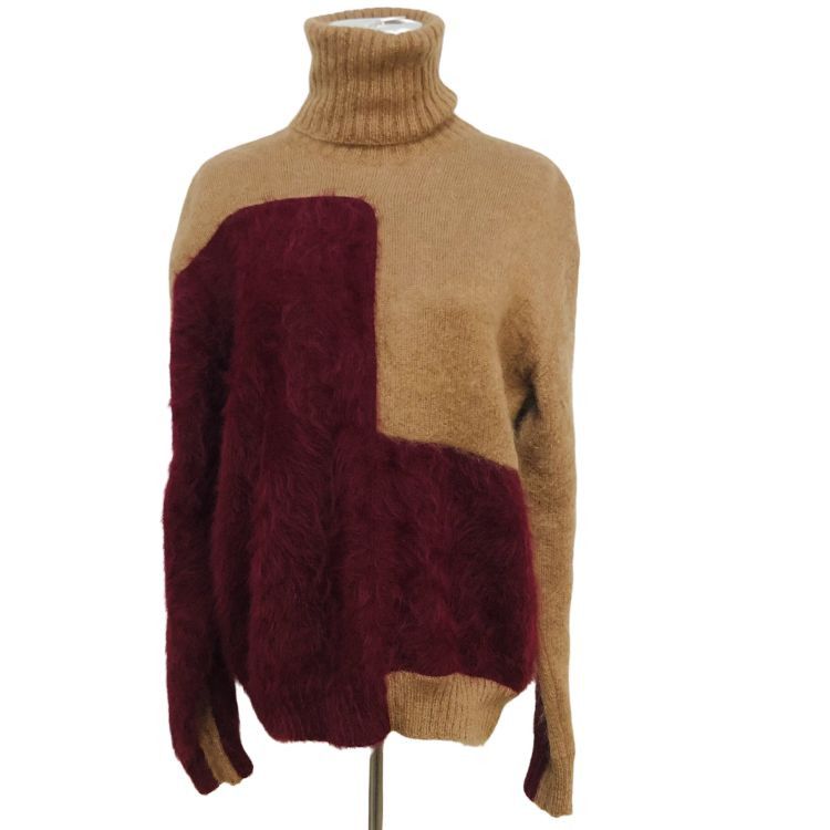 Celine Celine Colorblock Turtleneck Sweater Size S Size S / US 4 / IT 40 - 1 Thumbnail