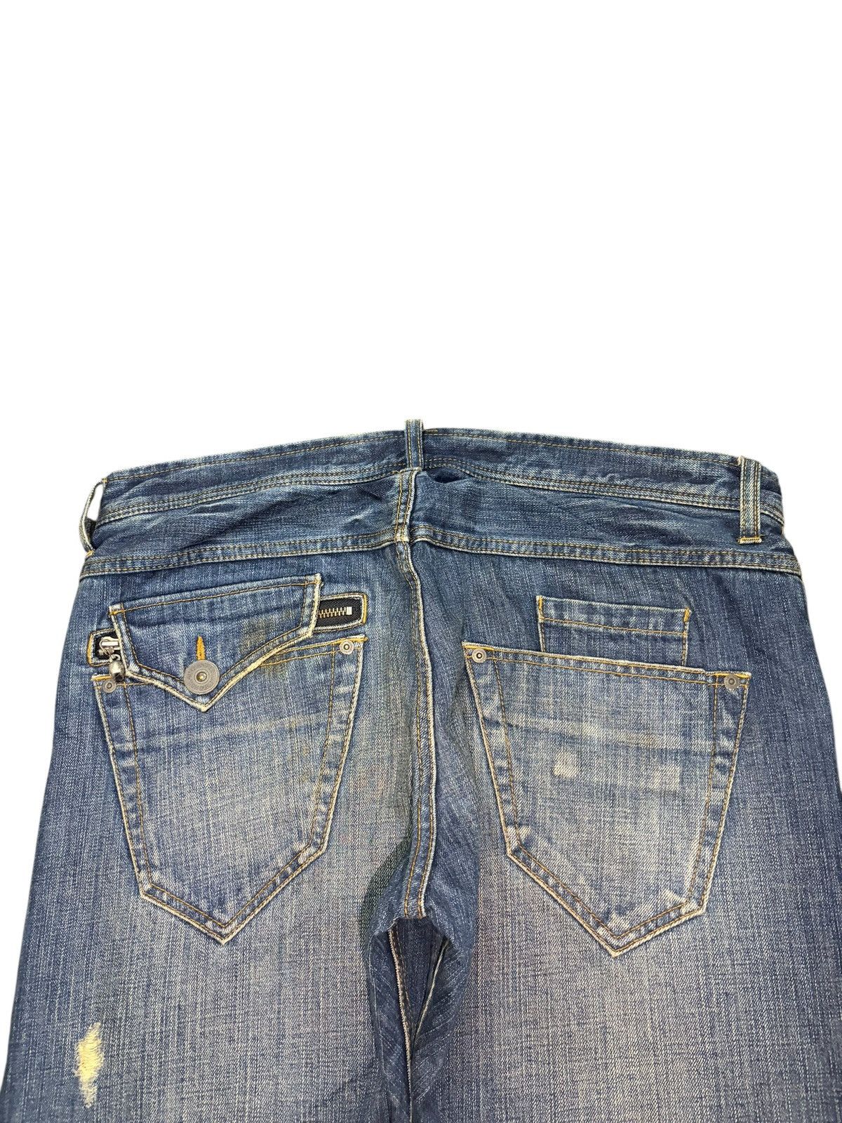 Ksubi Vintage Japanese Brand Rusty Wash Distress Loose Jeans Size US 35 - 4 Thumbnail