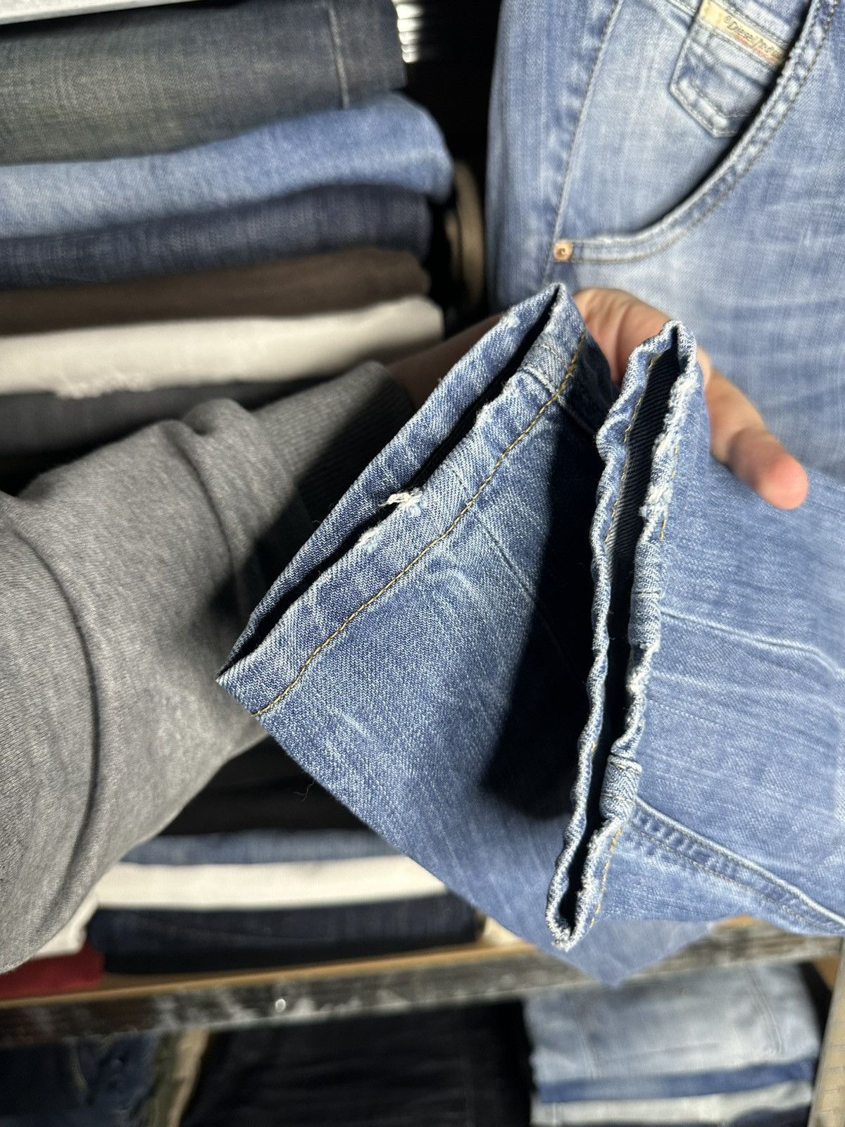 Diesel DIESEL FAYZA 26 x 32 Women’s s Denim Jeans Pants Tapered Leg Size 26" / US 2 / IT 38 - 10 Thumbnail
