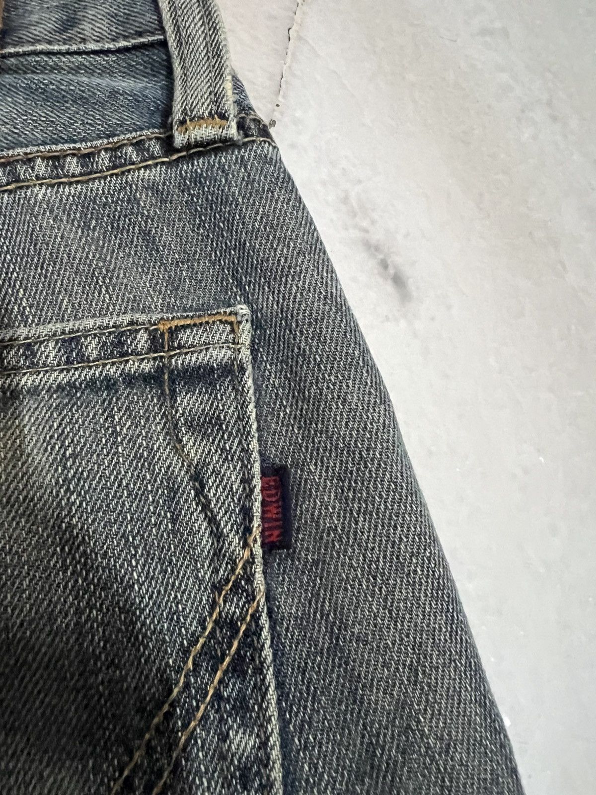 Edwin × If Six Was Nine × Japanese Brand 💥RARE💥Vintage Edwin Faded Blue Jean Japan Size US 31 - 21 Thumbnail