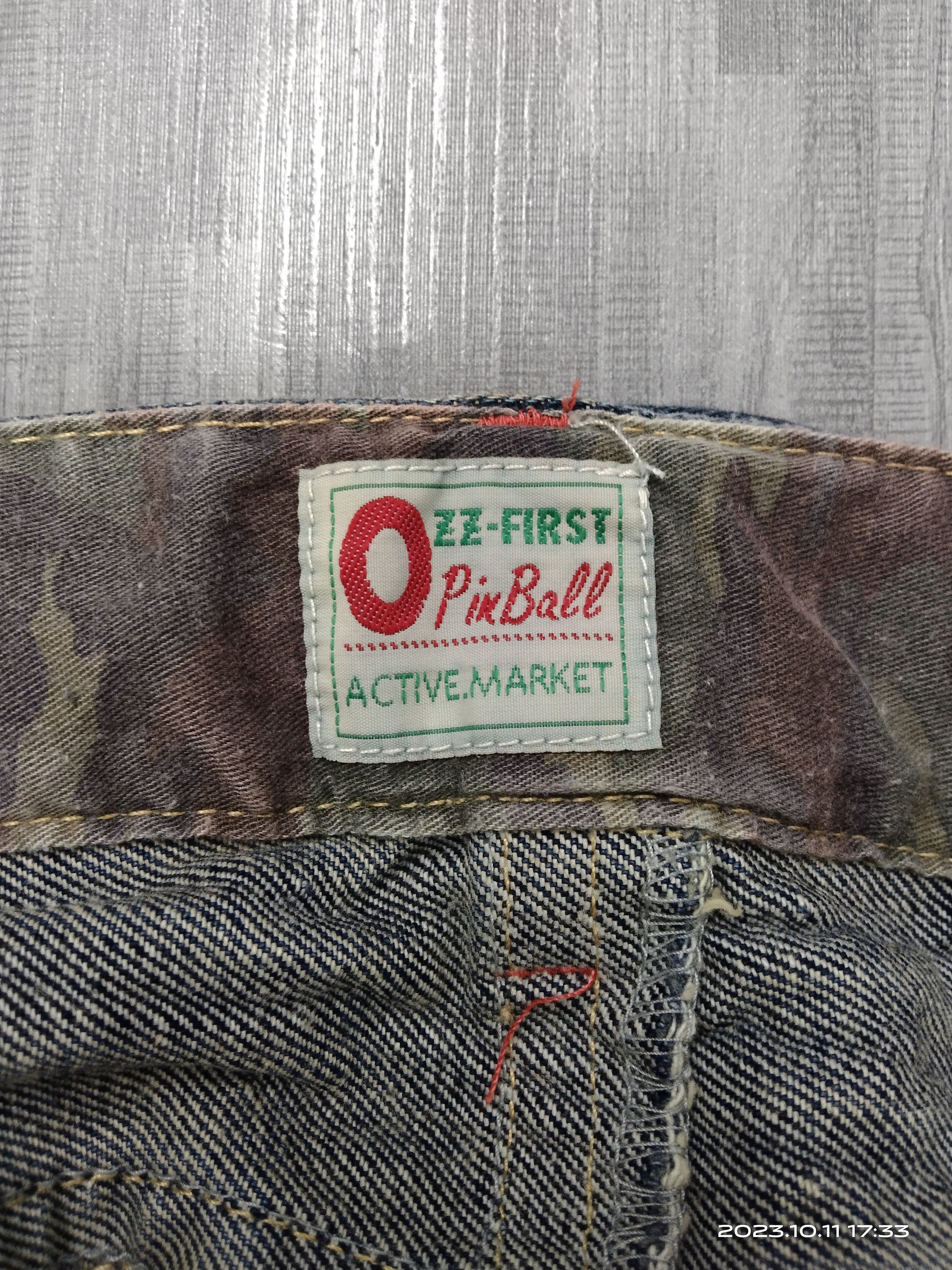 Japanese Brand FLARE SICK RIPED OZZ FIRST DENIM PANTS Size US 32 / EU 48 - 8 Thumbnail