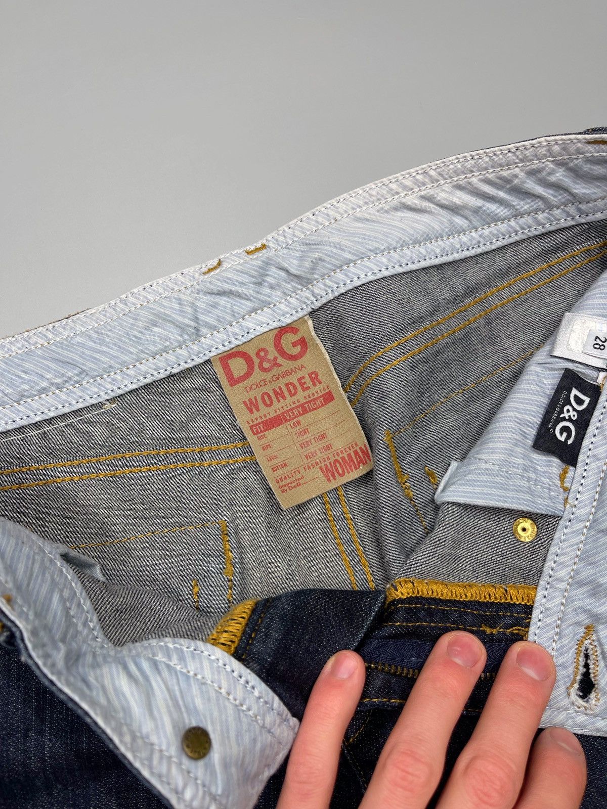 Dolce & Gabbana Dolce Gabbana Jeans Size 28" / US 6 / IT 42 - 11 Thumbnail