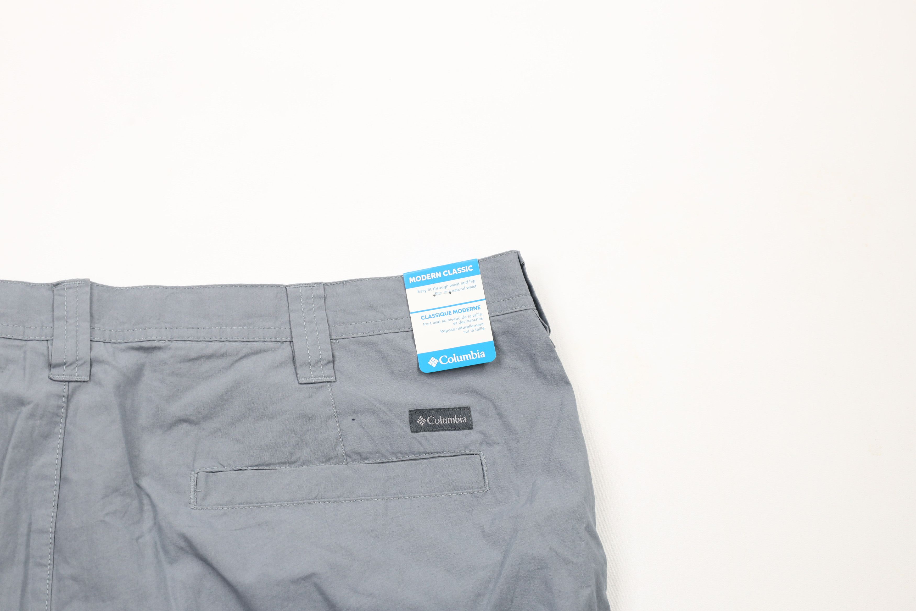Columbia × Vintage Deadstock Columbia Outdoor Hiking Trail Shorts Gray Cotton Size US 42 / EU 58 - 9 Thumbnail