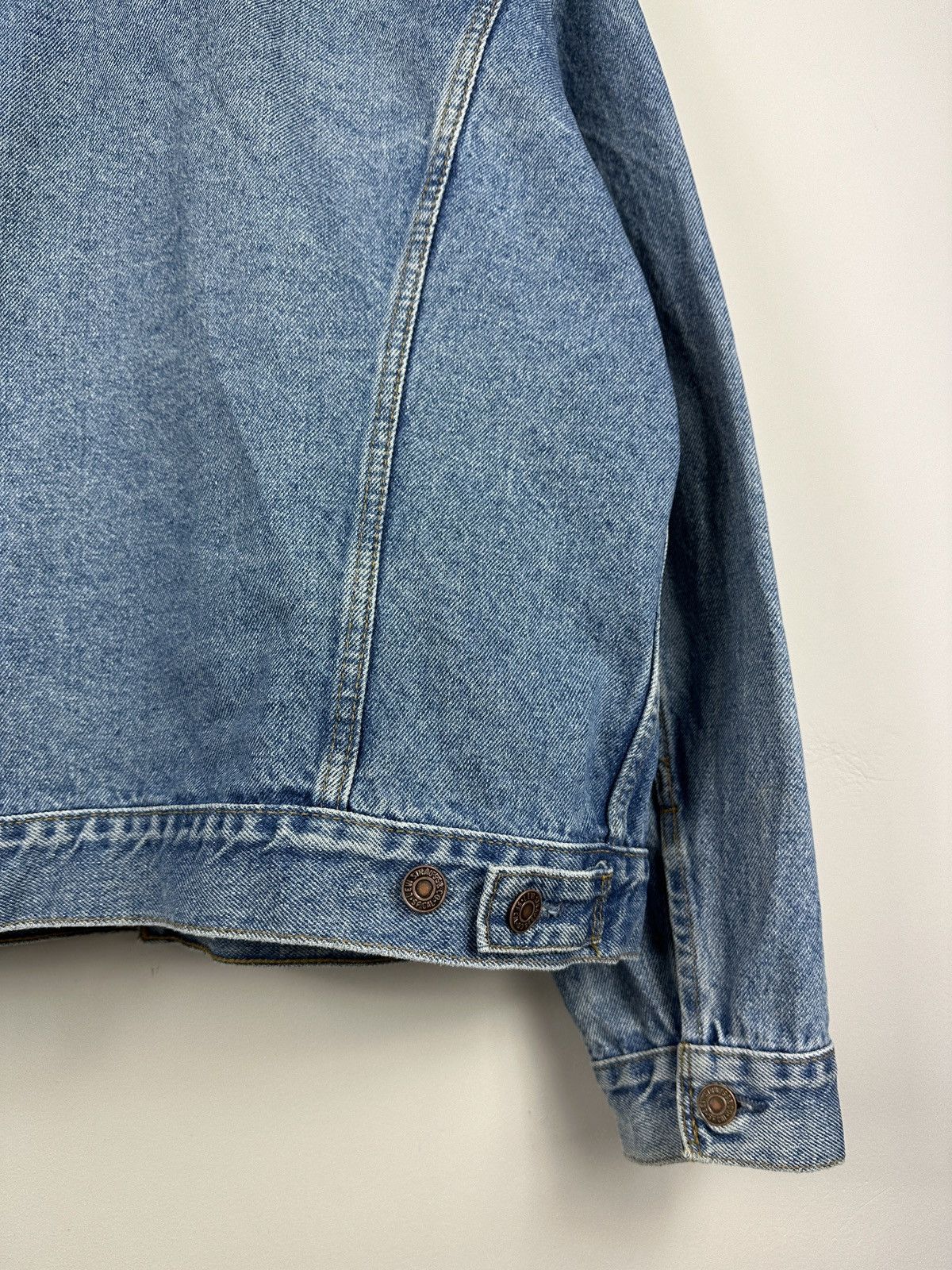 Levi's × Vintage Vintage 90’s Levi's Washed Blue Denim Trucker Jacket Size US M / EU 48-50 / 2 - 13 Thumbnail