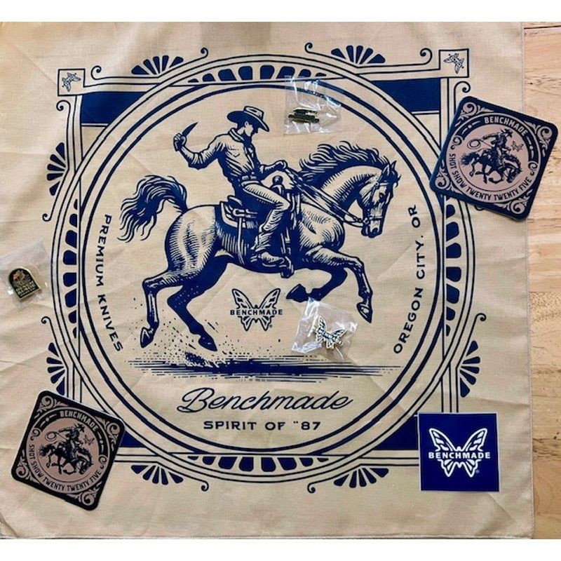 Other Shot Show 2025 Benchmade Bandana Scarf, Coasters, Misc. Size ONE SIZE - 1 Thumbnail
