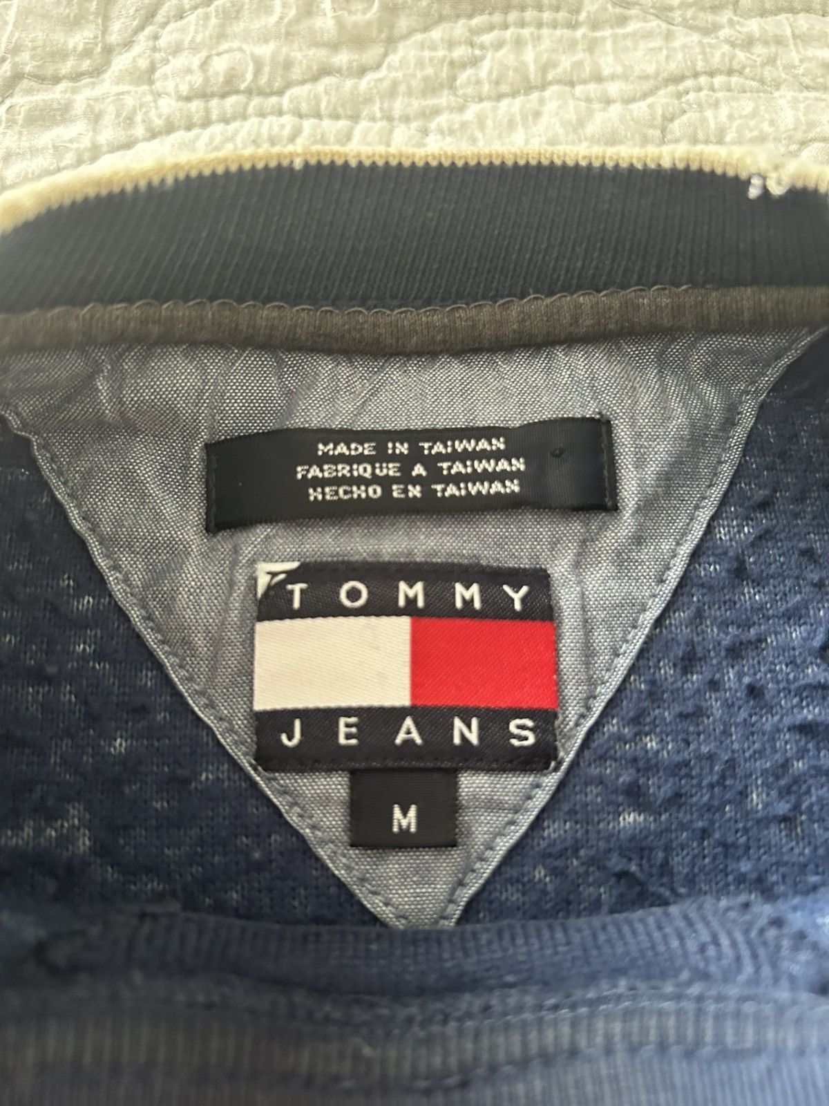 Tommy Hilfiger Blue Tommy Hilfiger Fleece Size US M / EU 48-50 / 2 - 3 Thumbnail