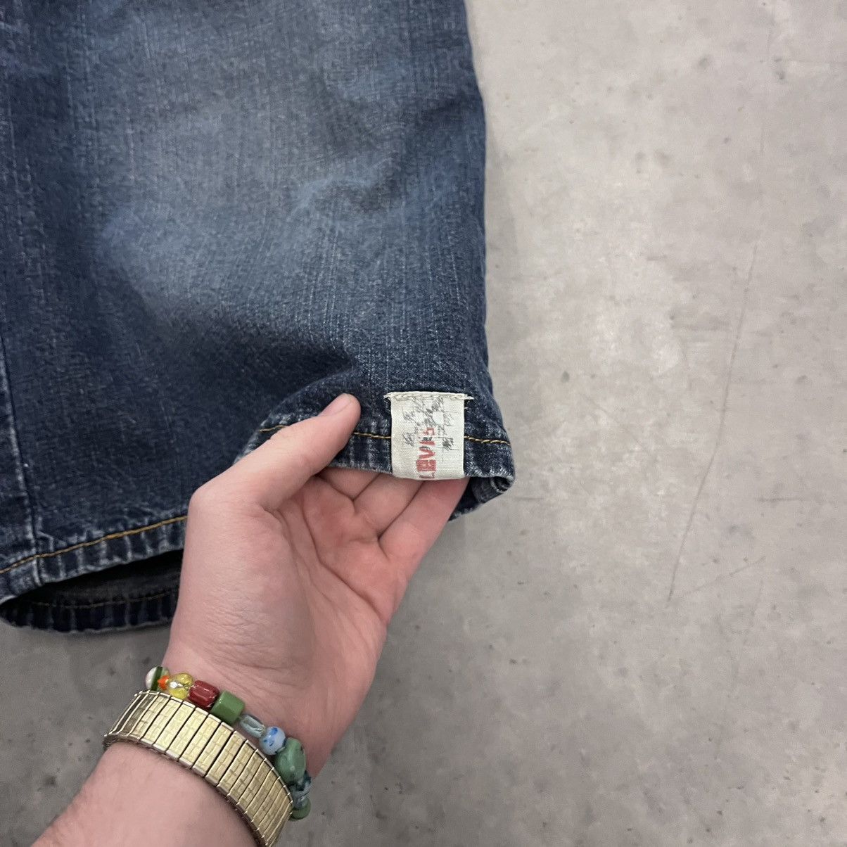 Levi's × Vintage Y2K Levi's Skater Jorts Jean Shorts Jnco Style Rock Star 30" Size US 30 / EU 46 - 4 Thumbnail