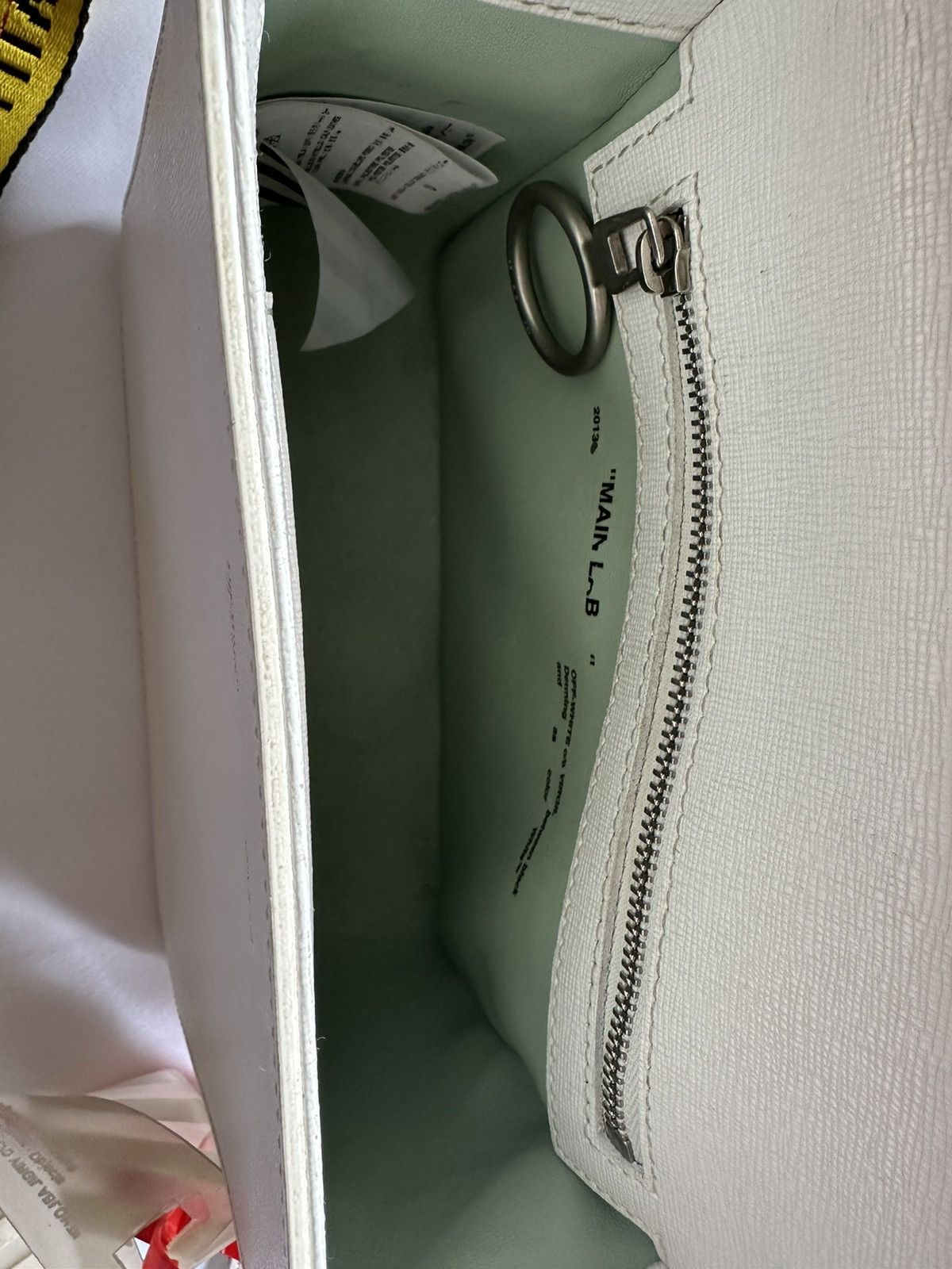 Off-White Off-White Diagonal Binder Clip Bag Size ONE SIZE - 5 Thumbnail