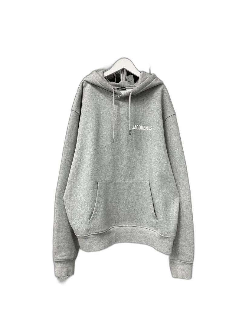 Jacquemus Jacquemus Gray Hoodie Sweatshirt Size L Size US L / EU 52-54 / 3 - 1 Thumbnail