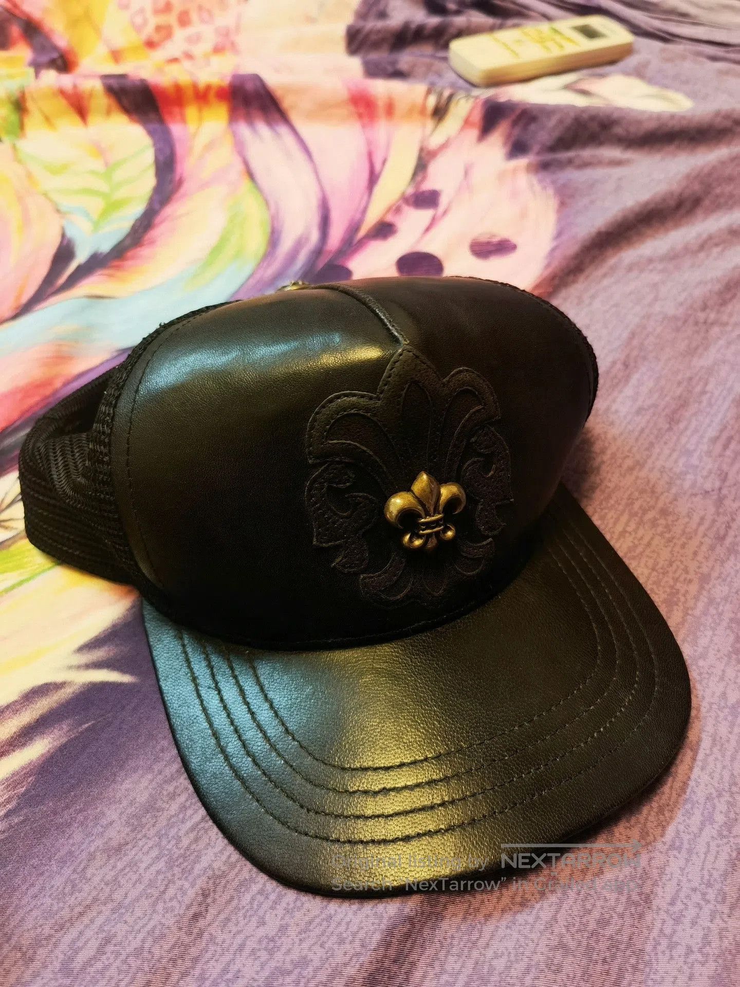 Chrome Hearts Chrome Hearts Patchwork Leather Trucker Hat. Size ONE SIZE - 1 Thumbnail