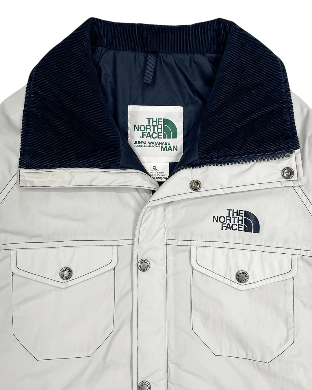 Junya Watanabe × The North Face Junya Watanabe x The North Face AD2018 White Zip Up Blouson Size US XL / EU 56 / 4 - 8 Thumbnail