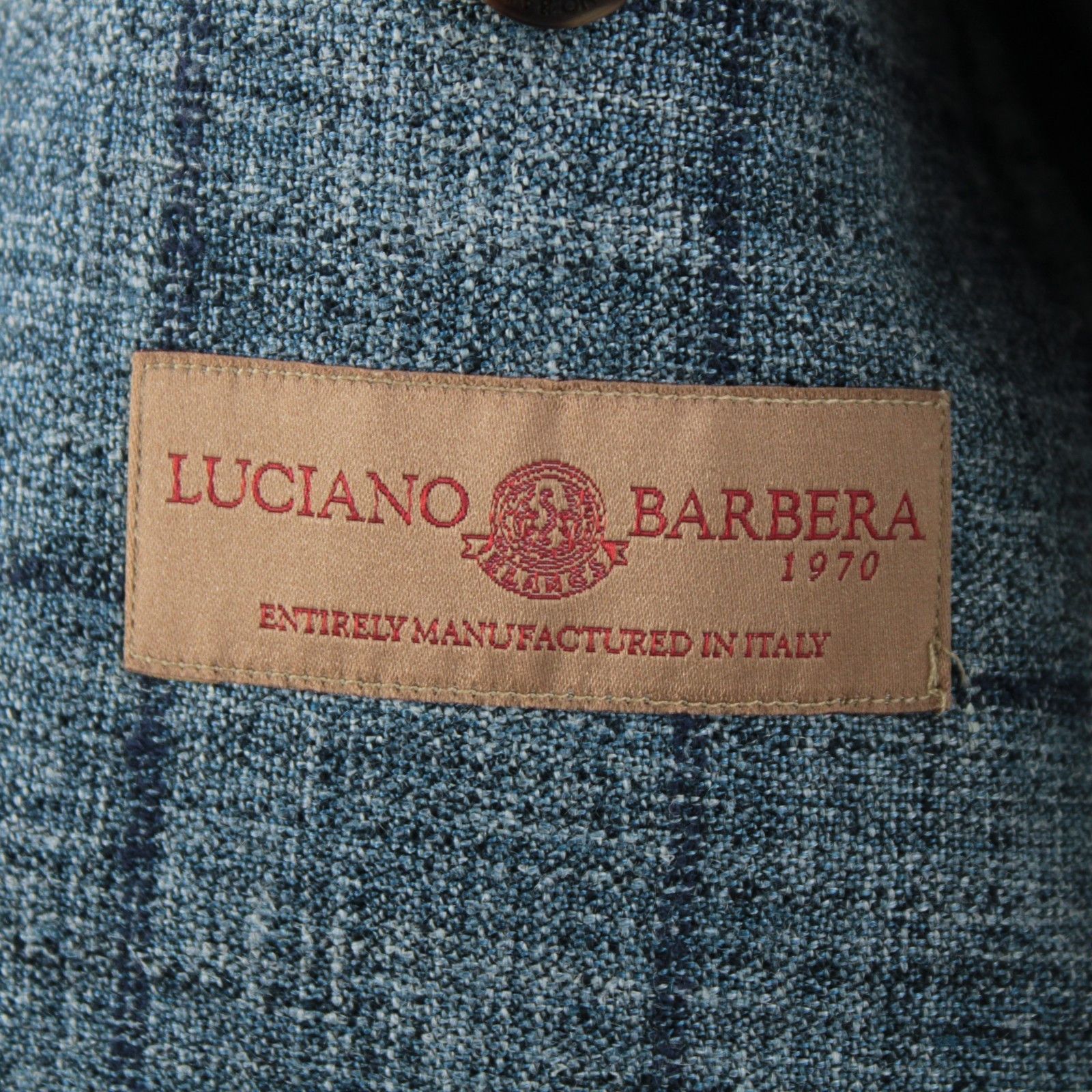 Luciano Barbera Luciano Barbera Sport Coat Size 38 US in Blue Size 38R - 7 Thumbnail