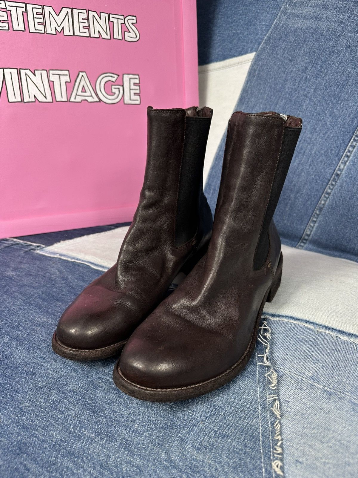 Officine Creative Officine Creative Chelsea Ankle Boots Brown Leather Zip Size US 7 / IT 37 - 8 Thumbnail
