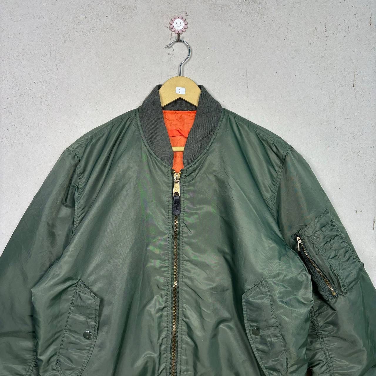 Other VTG MA-1 Flight Jacket Sage Green Bomber USAF Military Size US M / EU 48-50 / 2 - 3 Thumbnail