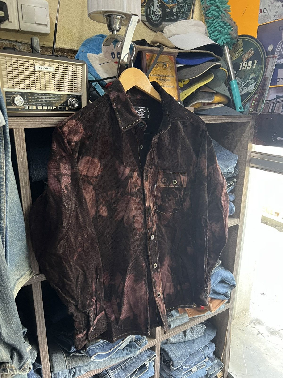 Other 🔥Rare Crimie Tokyo Color Bleach Corduroy Shirts Size US M / EU 48-50 / 2 - 9 Thumbnail