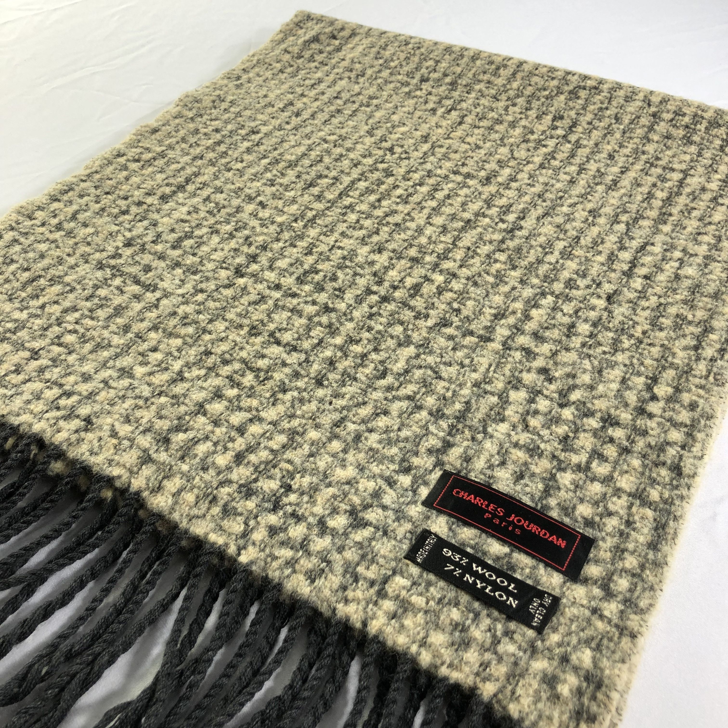 Charles Jourdan Charles Jourdan Wool Scarf Muffler V1378 Size ONE SIZE - 3 Thumbnail