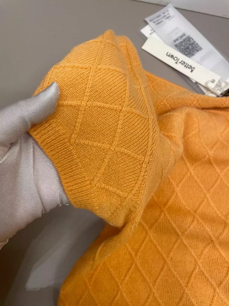 Other LORO PIANA Orange cashmere short sleeve knit T-shirt Size M / US 6-8 / IT 42-44 - 6 Thumbnail