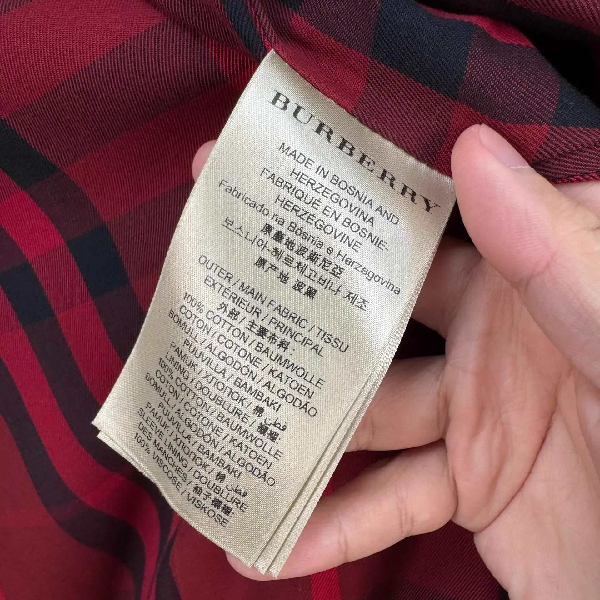 Burberry Burberry Double Breasted Lining Check Trench Coat UK8 MINT Size S / US 4 / IT 40 - 7 Thumbnail