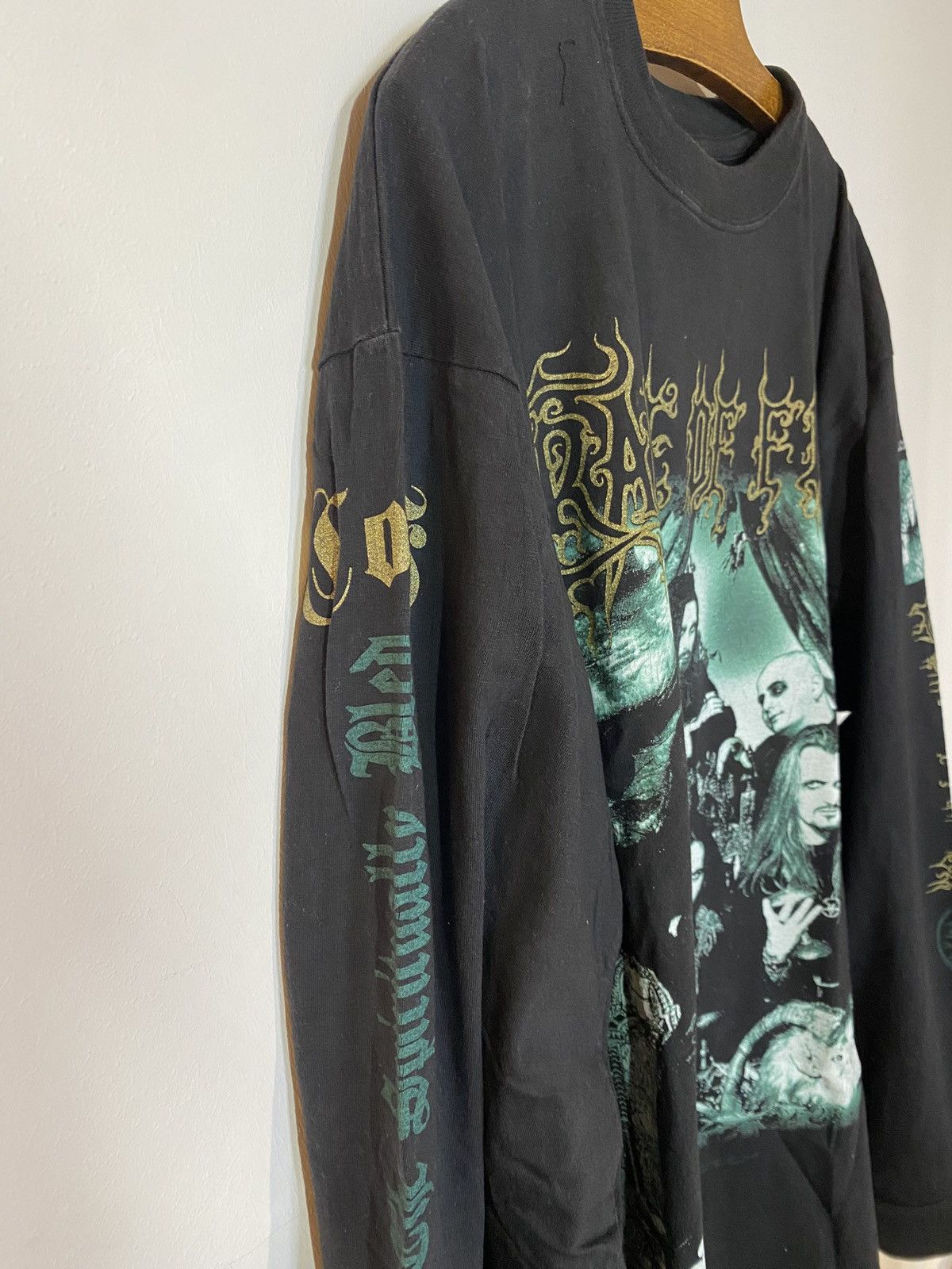 Band Tees Cradle of Filth vintage funeral 90s Dusk Longsleeves shirt Size US XL / EU 56 / 4 - 4 Thumbnail