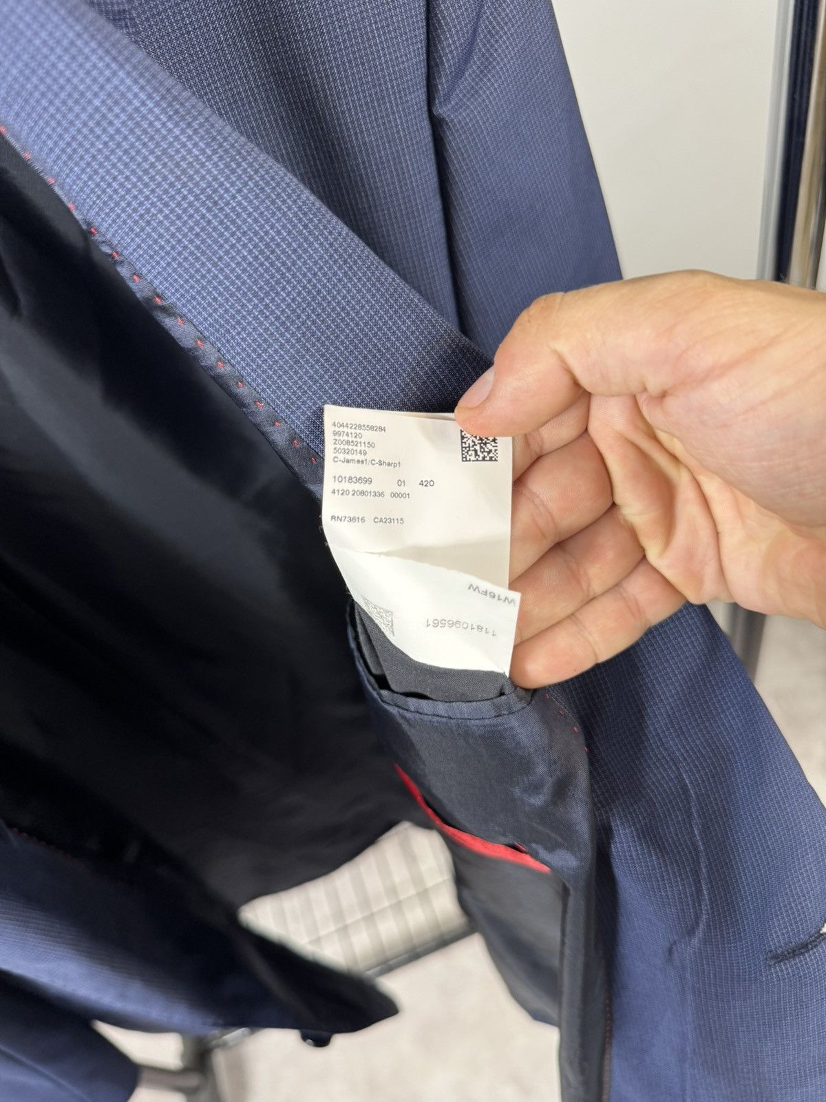 Hugo Boss Hugo Boss Bussines Blazer Suit Jacket Size 44R - 10 Thumbnail