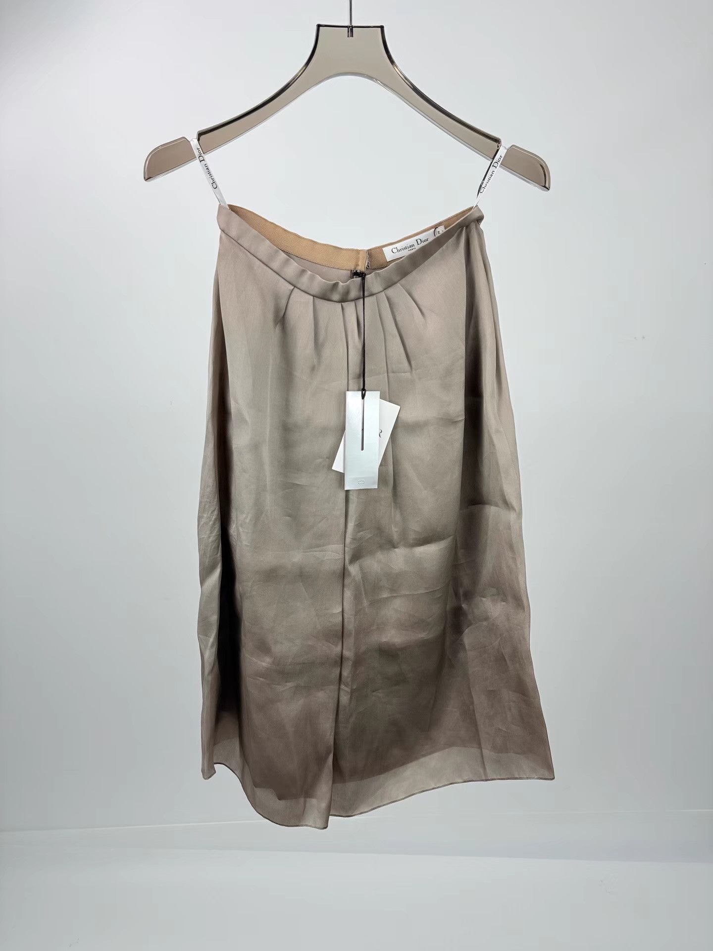 Dior DIOR Silk Midi Skirt K1 Size 36" / US 14 / IT 50 - 1 Thumbnail