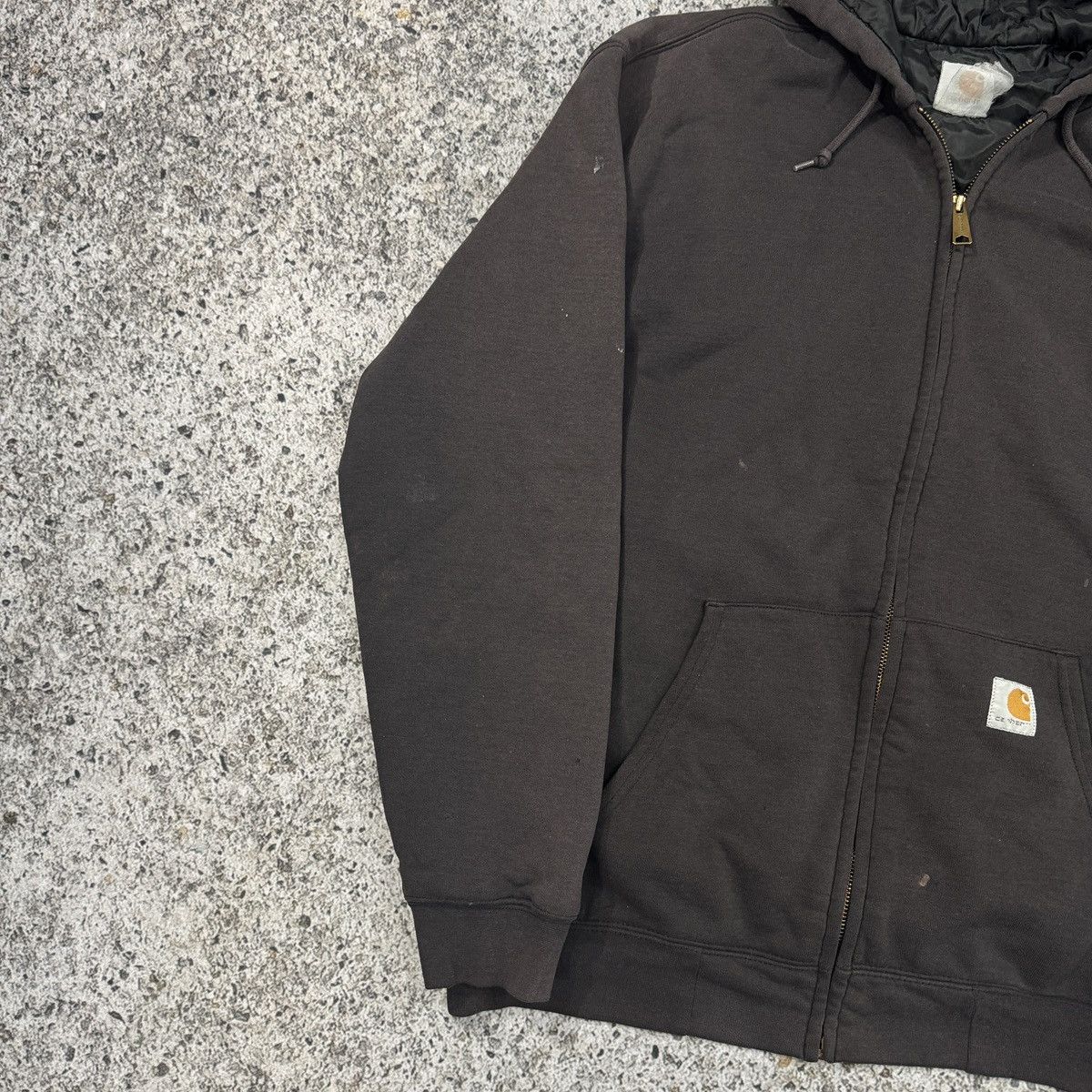Carhartt Carhartt Thrashed Faded Distressed Zip Up Hoodie ERD Grunge Size US XXL / EU 58 / 5 - 9 Thumbnail
