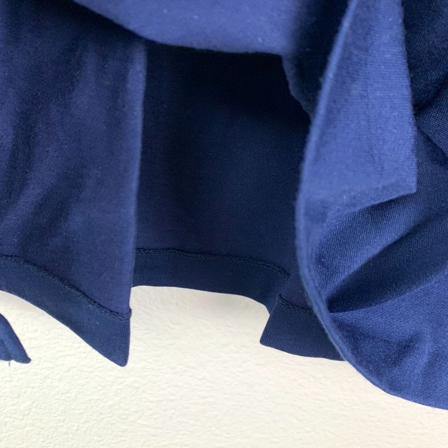 Vintage VINTAGE Robert Bruce Polo Shirt Mens 90s Preppy Navy Blue Large Short Sleeve Cotton Polyester Blend Button-Down Chest 38"} Size US L / EU 52-54 / 3 - 3 Thumbnail