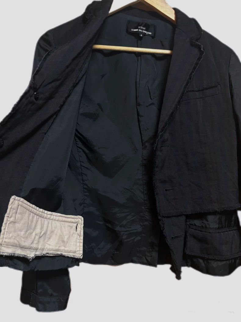 Comme des Garcons Comme Des Garcons Deconstructed Patchwork Stripe Suit Size S / US 4 / IT 40 - 3 Thumbnail