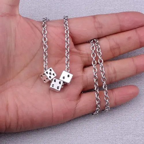 Jewelry Punk Dice Necklace Size ONE SIZE - 4 Thumbnail