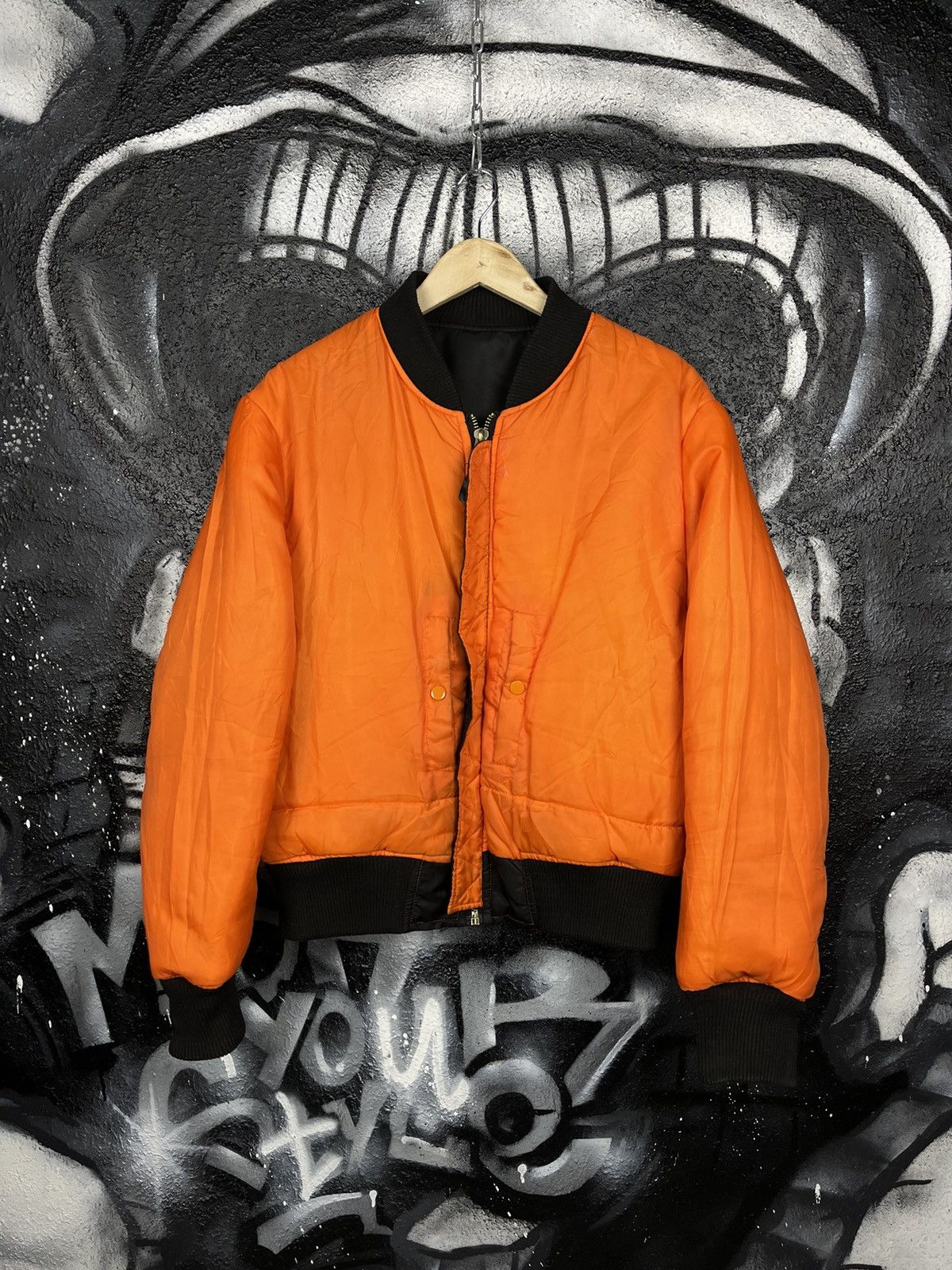 Vintage Y2K Location MA-1 Bomber Jacket Men’s Size S Size US S / EU 44-46 / 1 - 7 Thumbnail