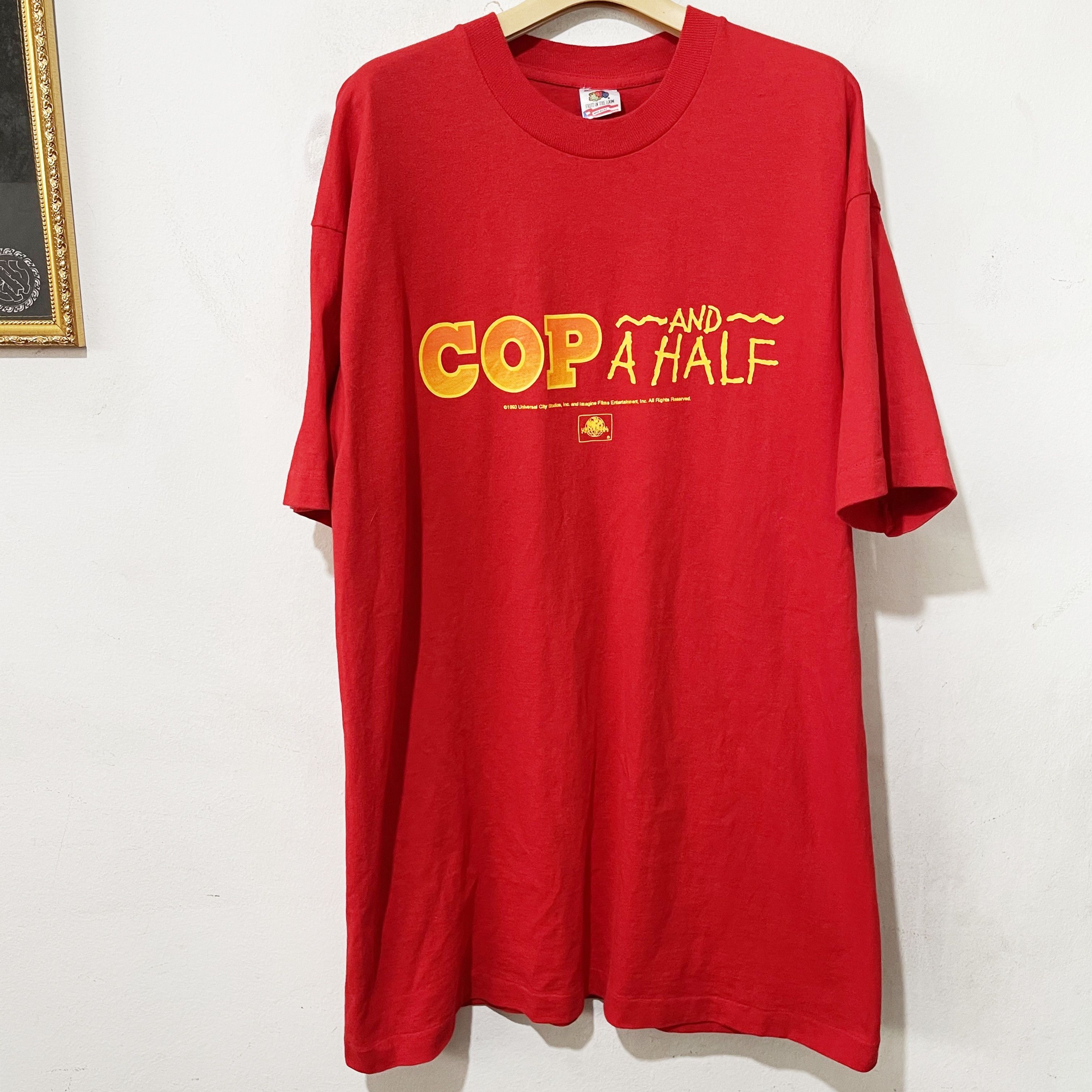 Vintage Vintage 1993 “Cop and a Half” Movie Shirt Size US XL / EU 56 / 4 - 1 Thumbnail