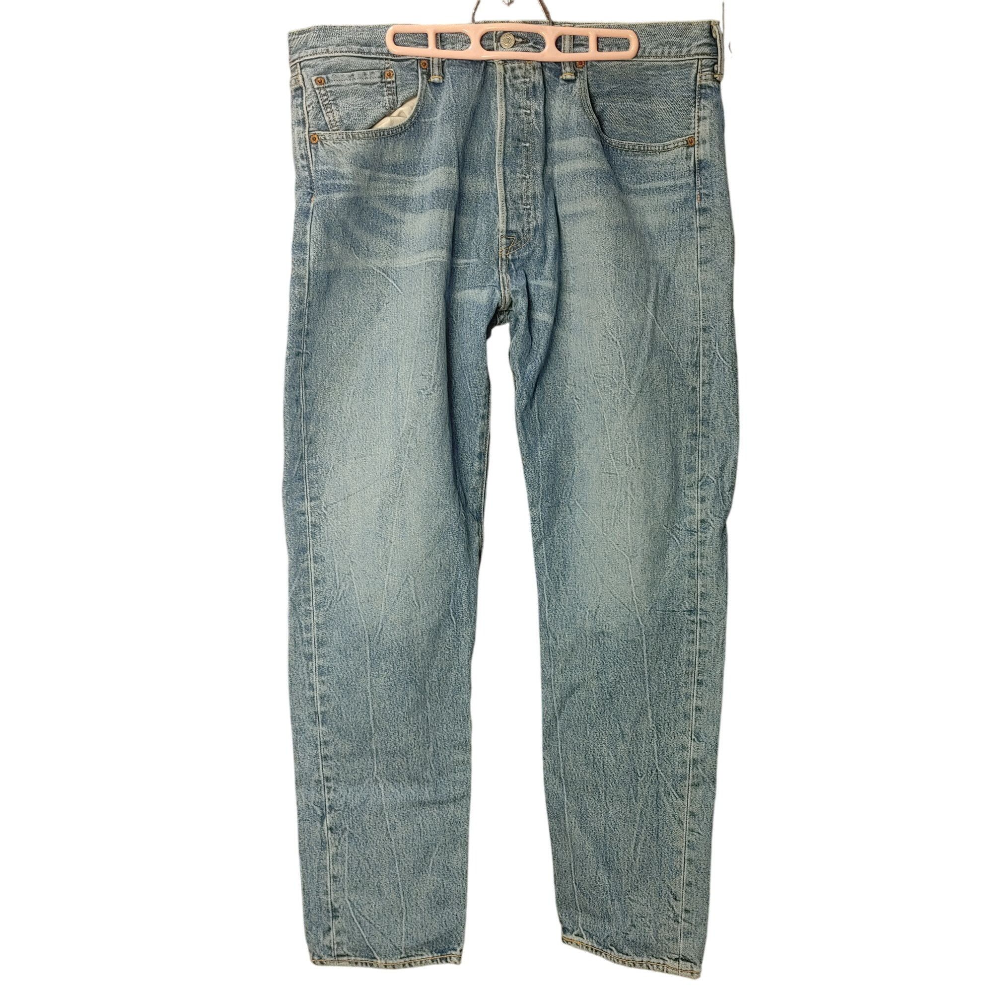 Levi's Levi Strauss & Co. Men's Medium Wash Blue Denim Button Fly J Size US 38 / EU 54 - 1 Thumbnail