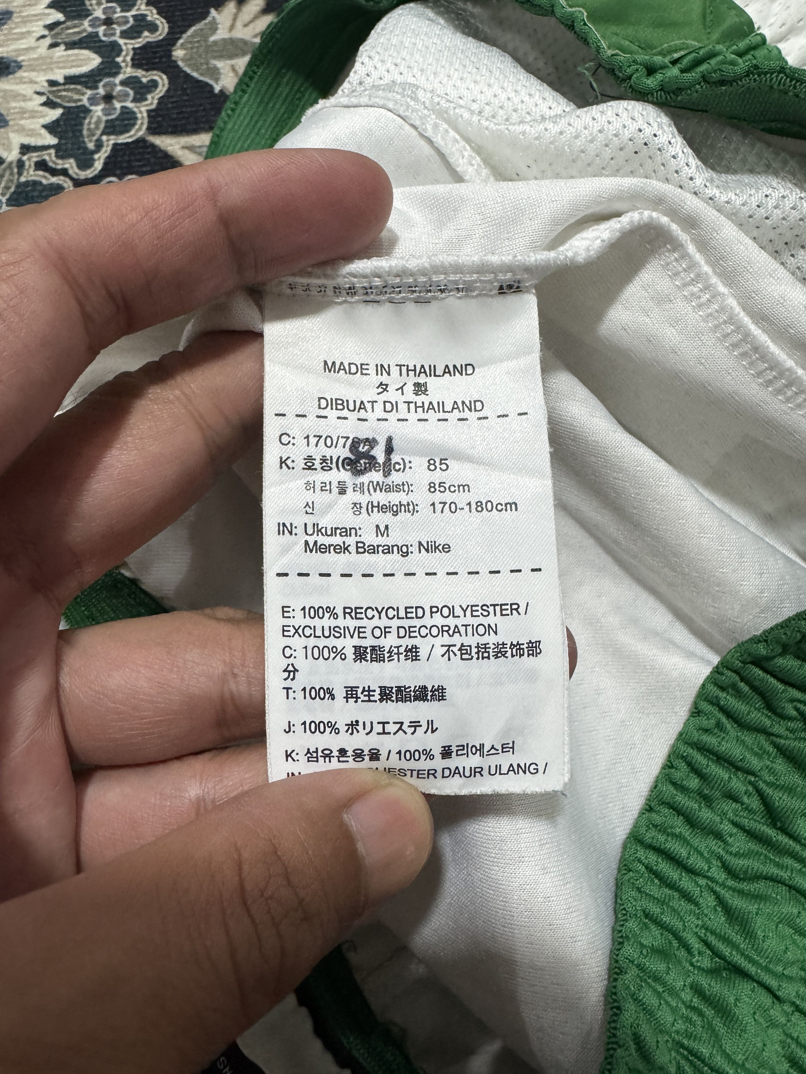 NBA × Nike NBA Boston Celtics Nike Short Pants Size US 34 / EU 50 - 8 Thumbnail