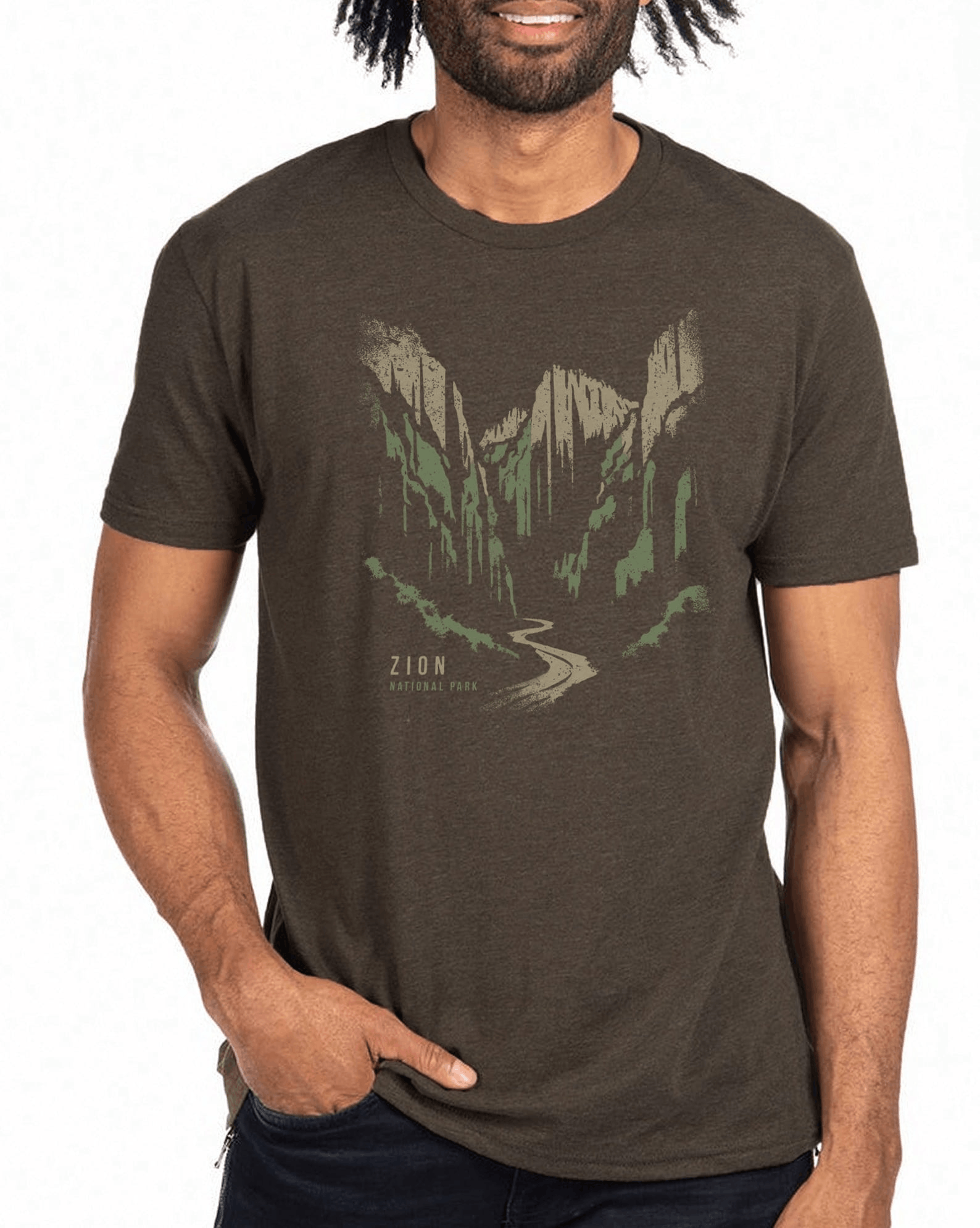 Designer × Vintage Zion National Park Men's Graphic Tee Size US L / EU 52-54 / 3 - 4 Thumbnail