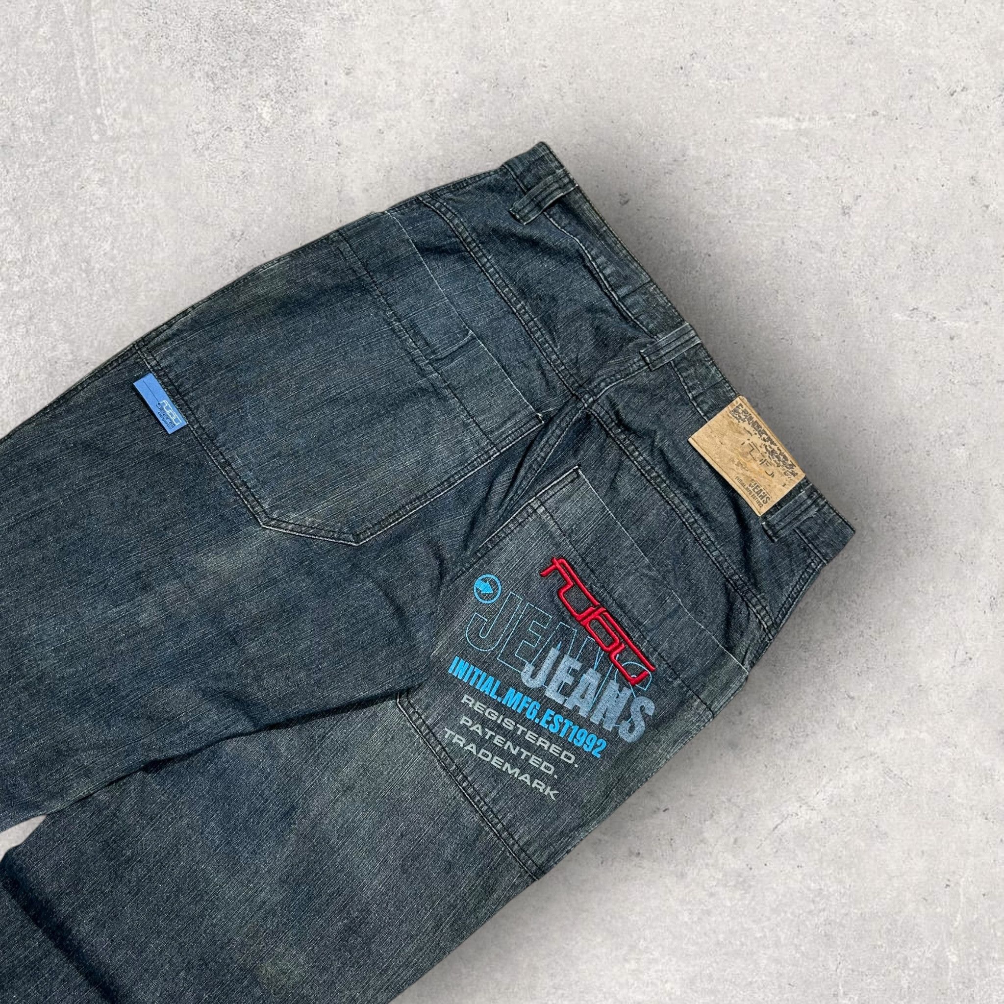 Fubu × Vintage Vintage FUBU Jeans Wide Leg Baggy Fit 34 Size US 34 / EU 50 - 4 Thumbnail