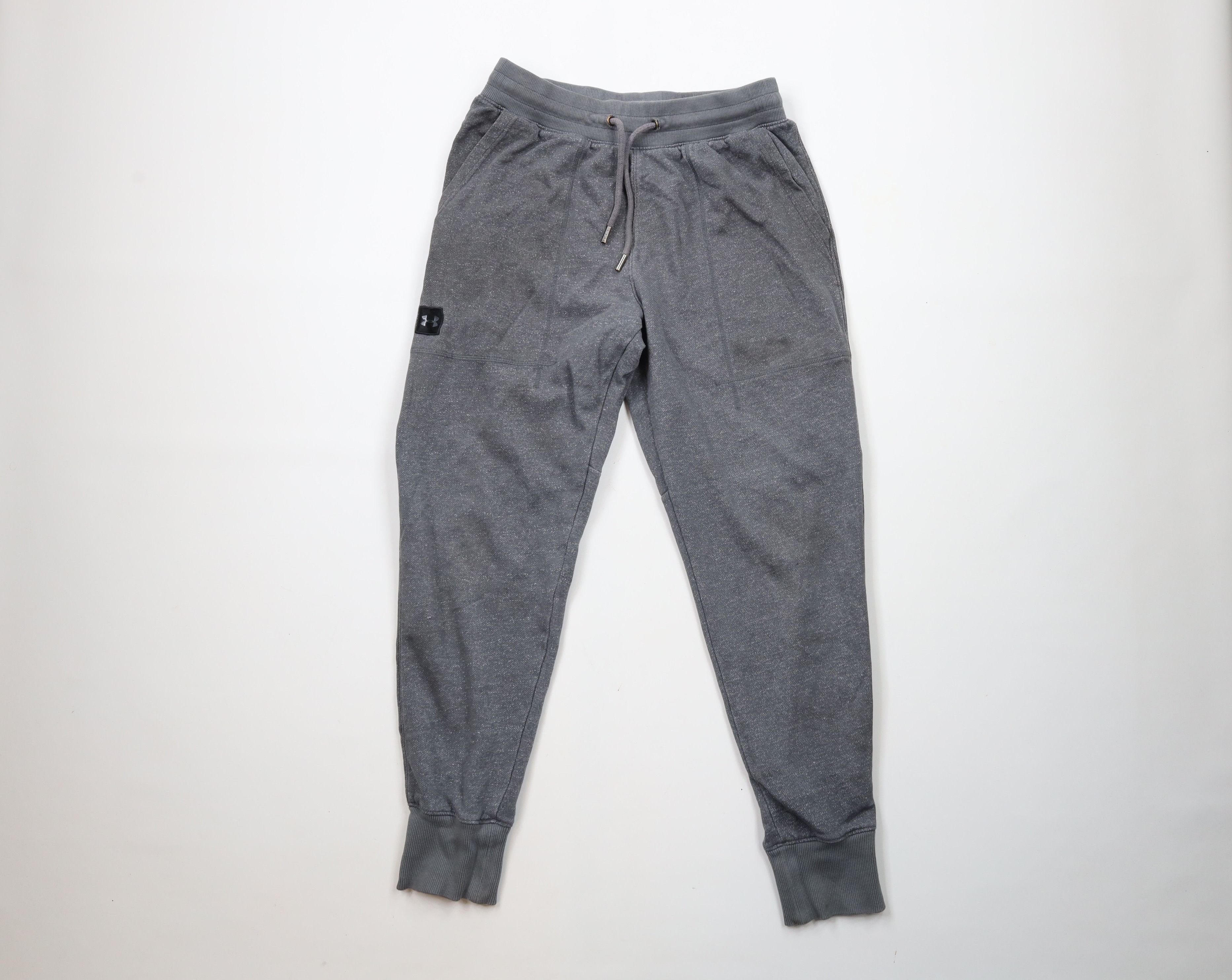 Under Armour × Vintage Under Armour Fitted French Terry Sweatpants Joggers Gray Size US 36 / EU 52 - 1 Thumbnail