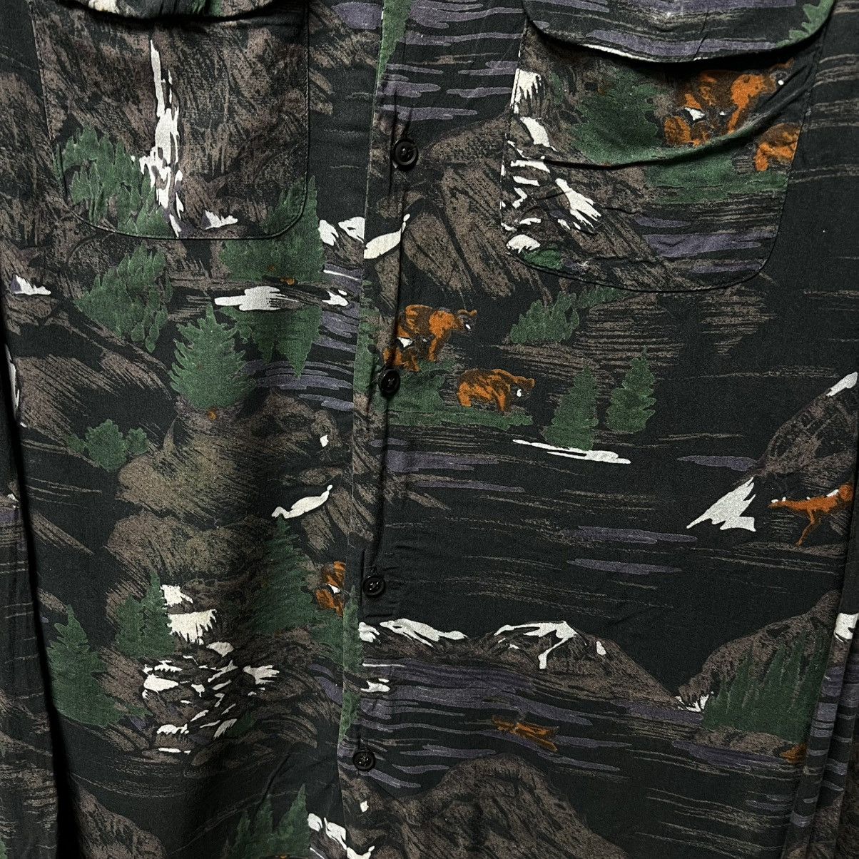 Allsaints Allsaints Redfern Landscape Poplin Shirt Outdoor Long Sleeve Size US L / EU 52-54 / 3 - 7 Thumbnail