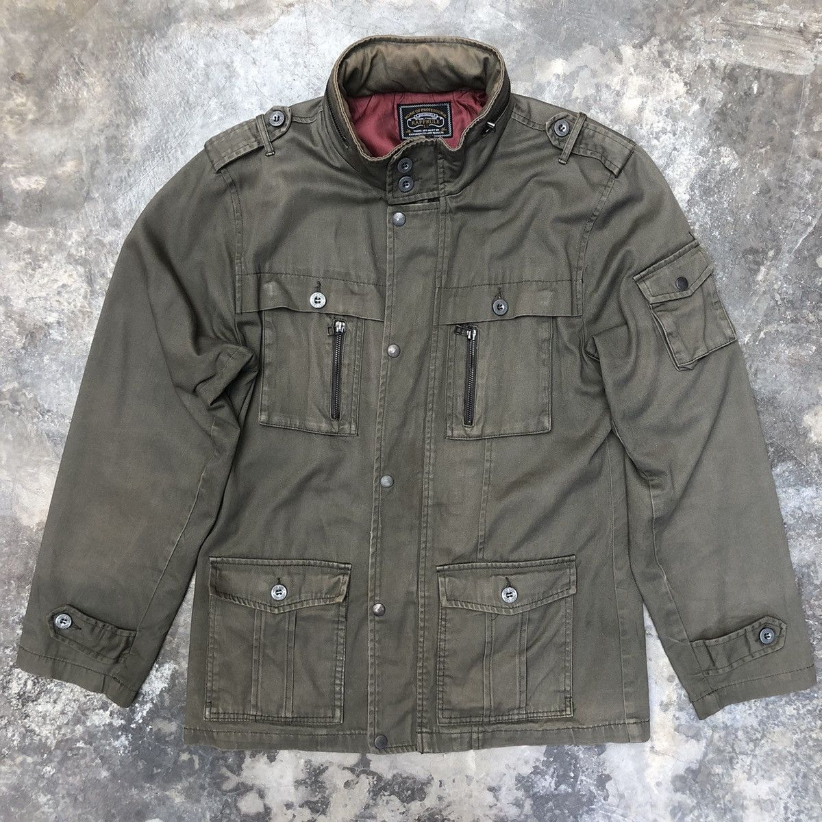 image of Vintage Raffrule Coat in Green, Men's (Size Large)