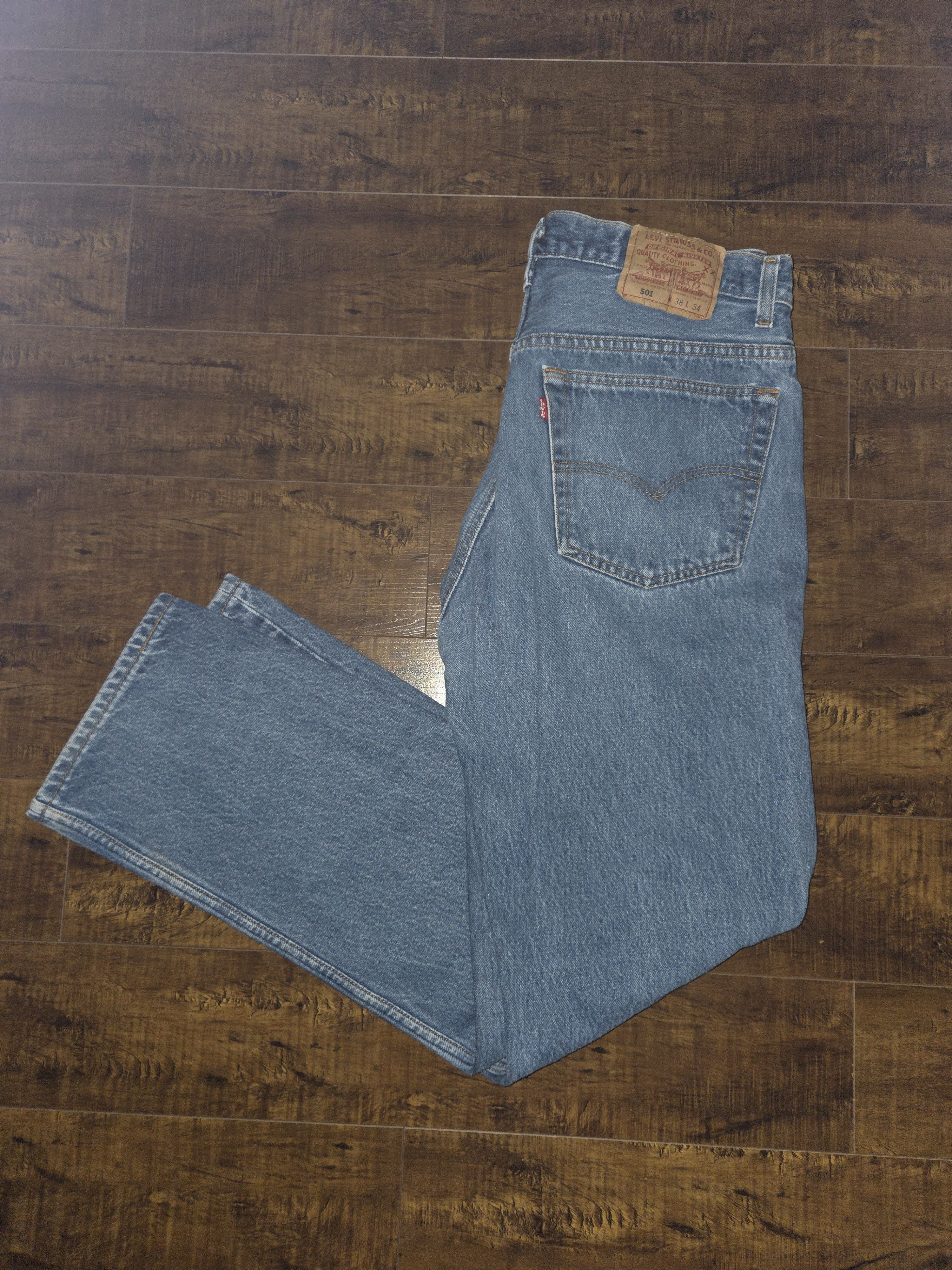 Levi's Vintage 90s Levi's 501 Men's Jeans Made In USA 34x30 Size US 38 / EU 54 - 1 Thumbnail
