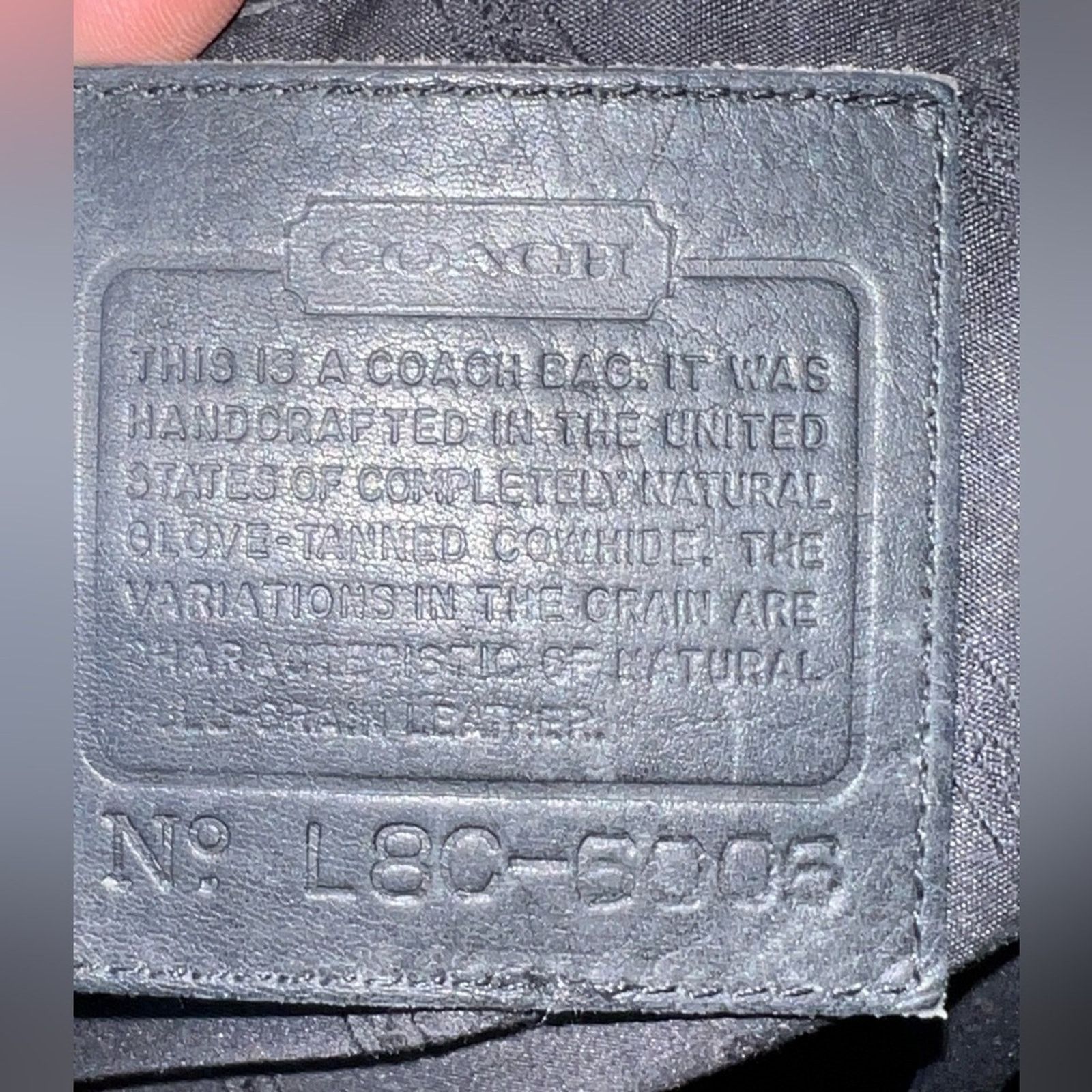 Coach Vintage Coach Chelsea Tote 6006 Leather Bag Purse Shoulder Size ONE SIZE - 11 Thumbnail