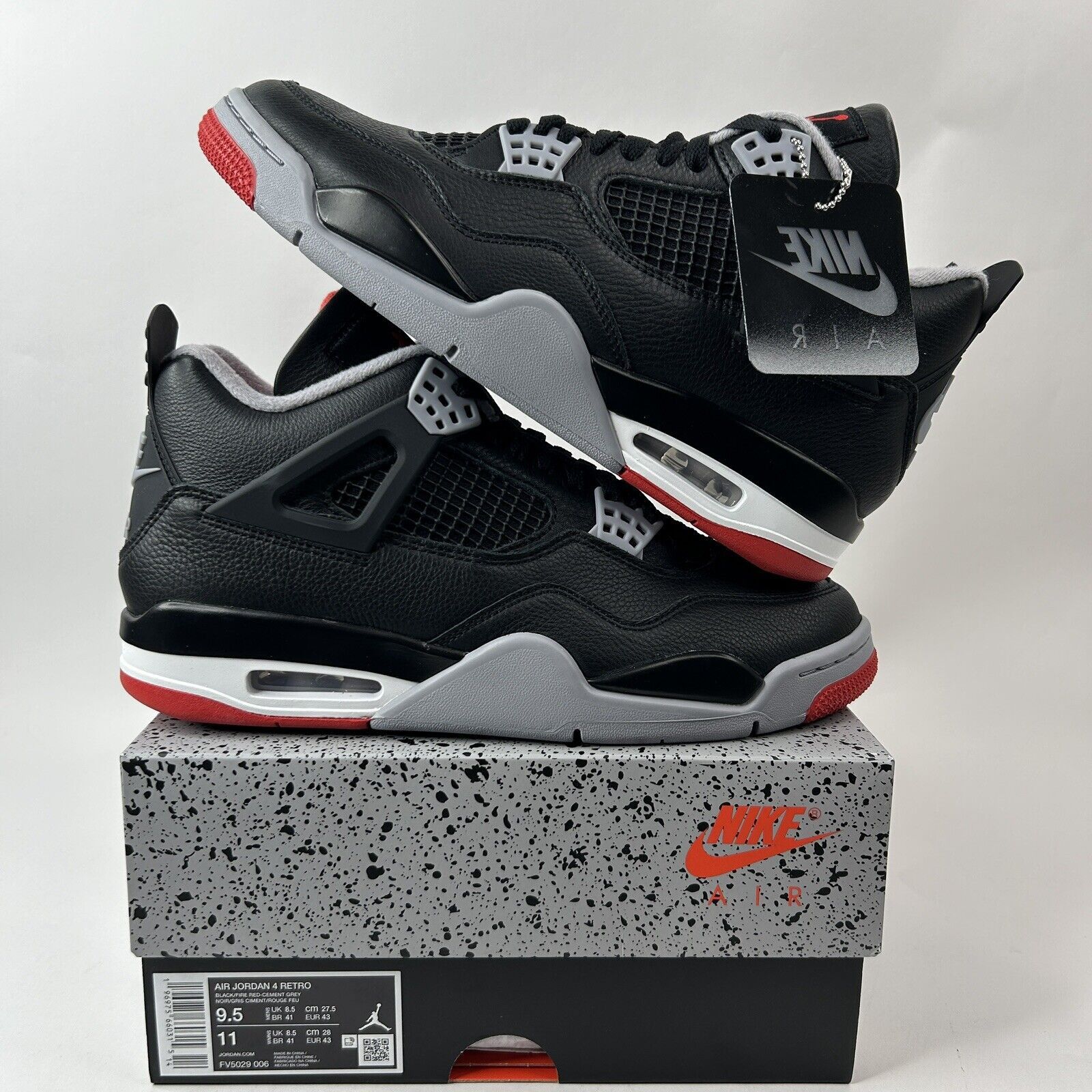 Nike Nike Air Jordan 4 Retro Reimagined “Bred” 2024 Size US 9.5 / EU 42-43 - 1 Thumbnail