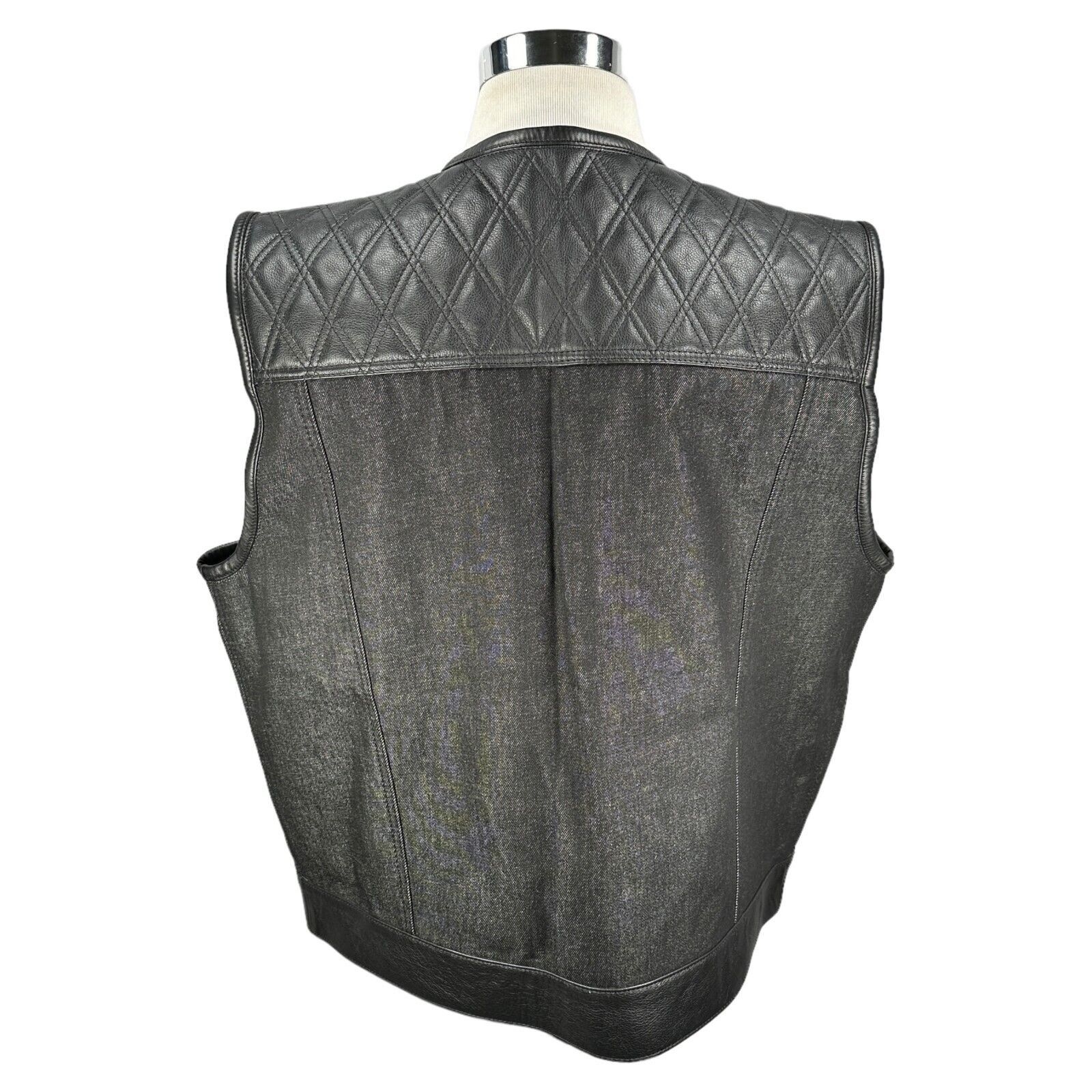 Other Espinoza's In Stock Stonewash Vest Men's 3XL Black New Size US XXL / EU 58 / 5 - 4 Thumbnail