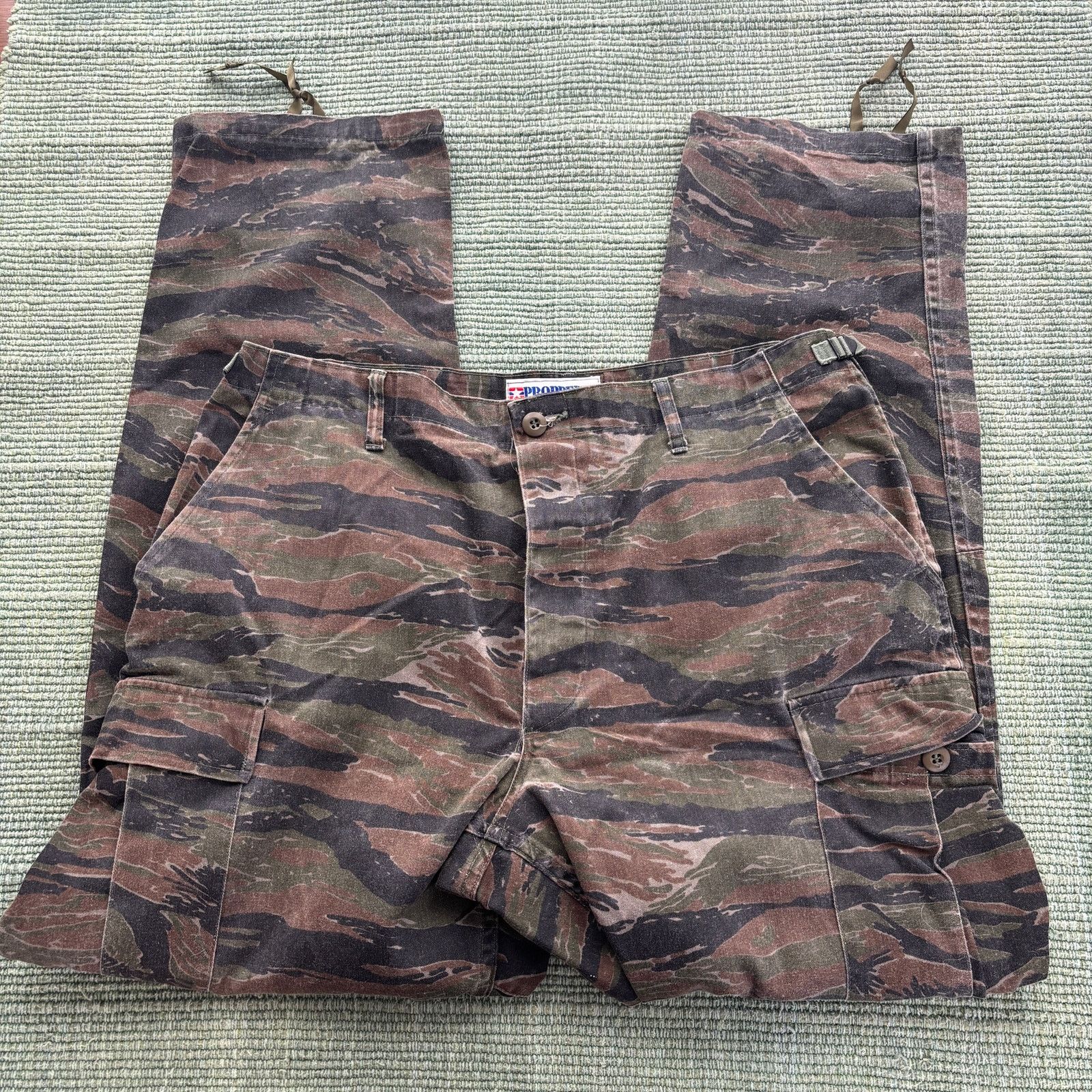 Propper × Vintage Vintage Military Tiger Stripe Cotton Pants Propper Brand L Size US 35 - 1 Thumbnail