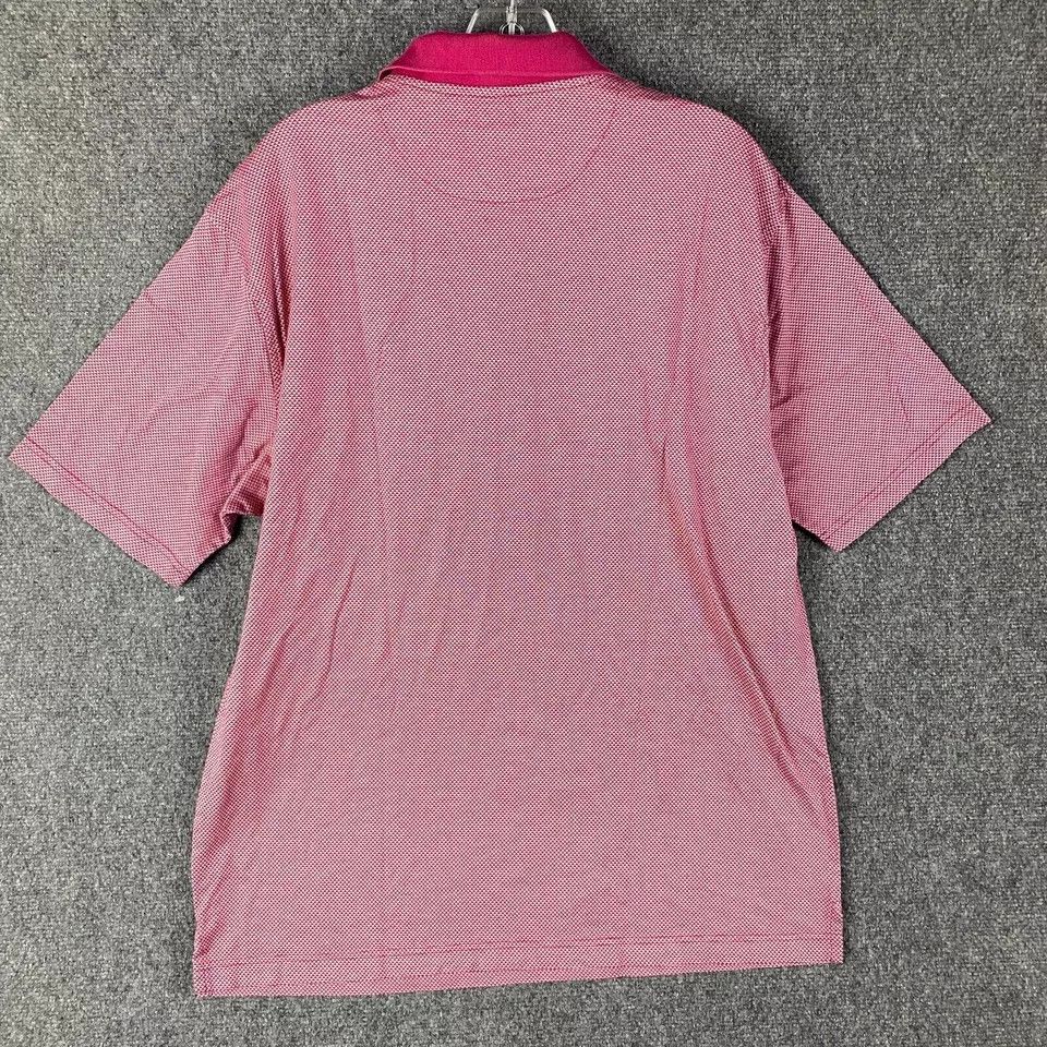 Jos. A. Bank Jos A Bank Polo Shirt Men's XL Leadbetter Golf Pink Cotton Size US XL / EU 56 / 4 - 6 Thumbnail