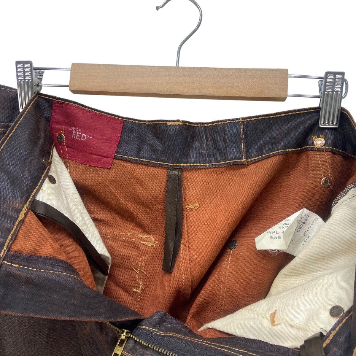 Levi's Vintage Levi’s Made in Italy Buckle Back Pants Size US 29 - 23 Thumbnail